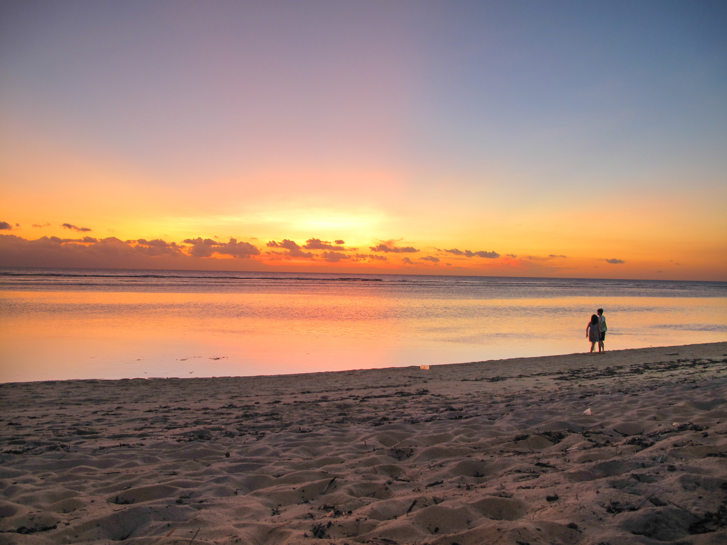 Sunset in Indonesia ...