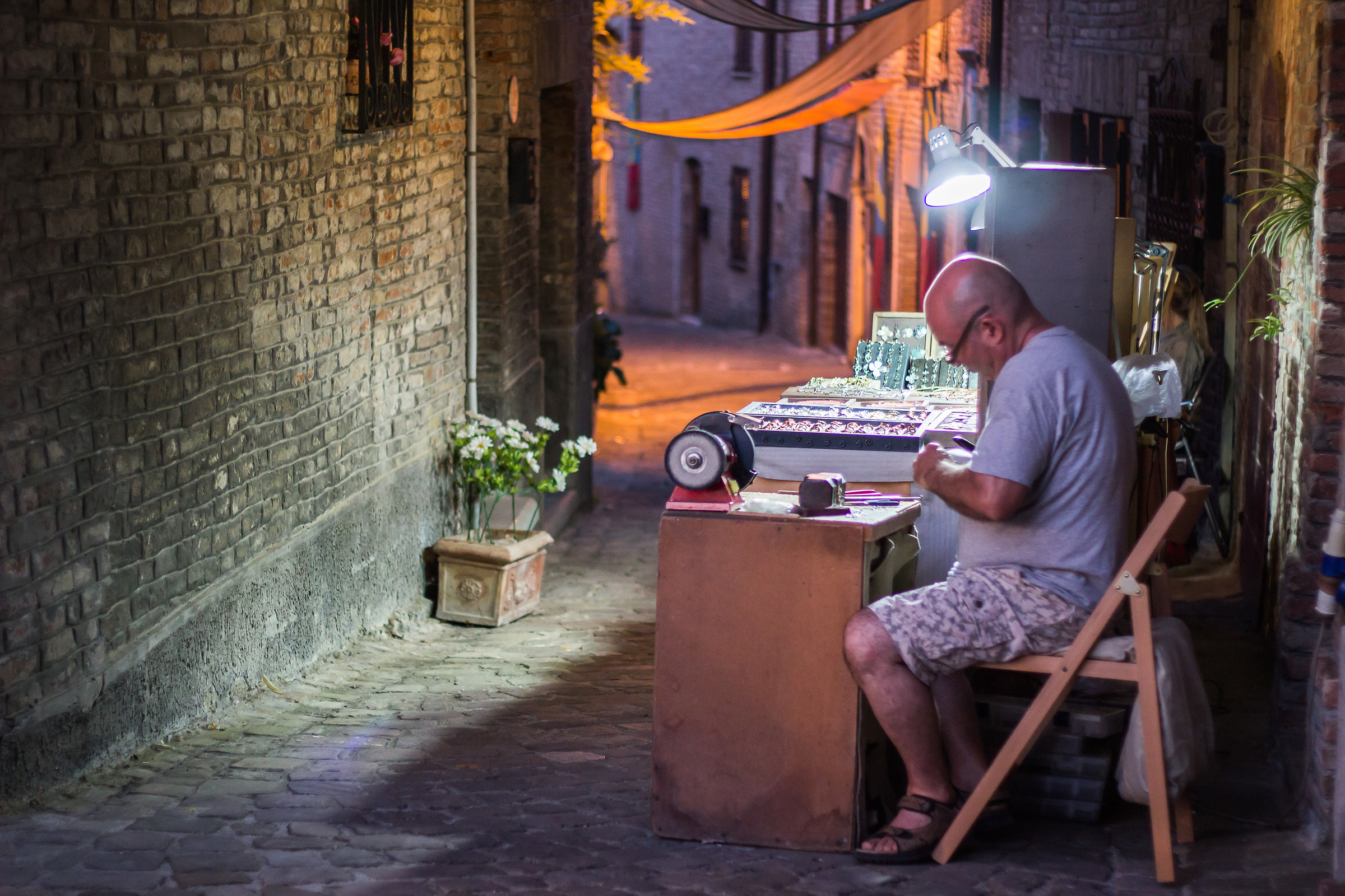 Craftsman at work ...