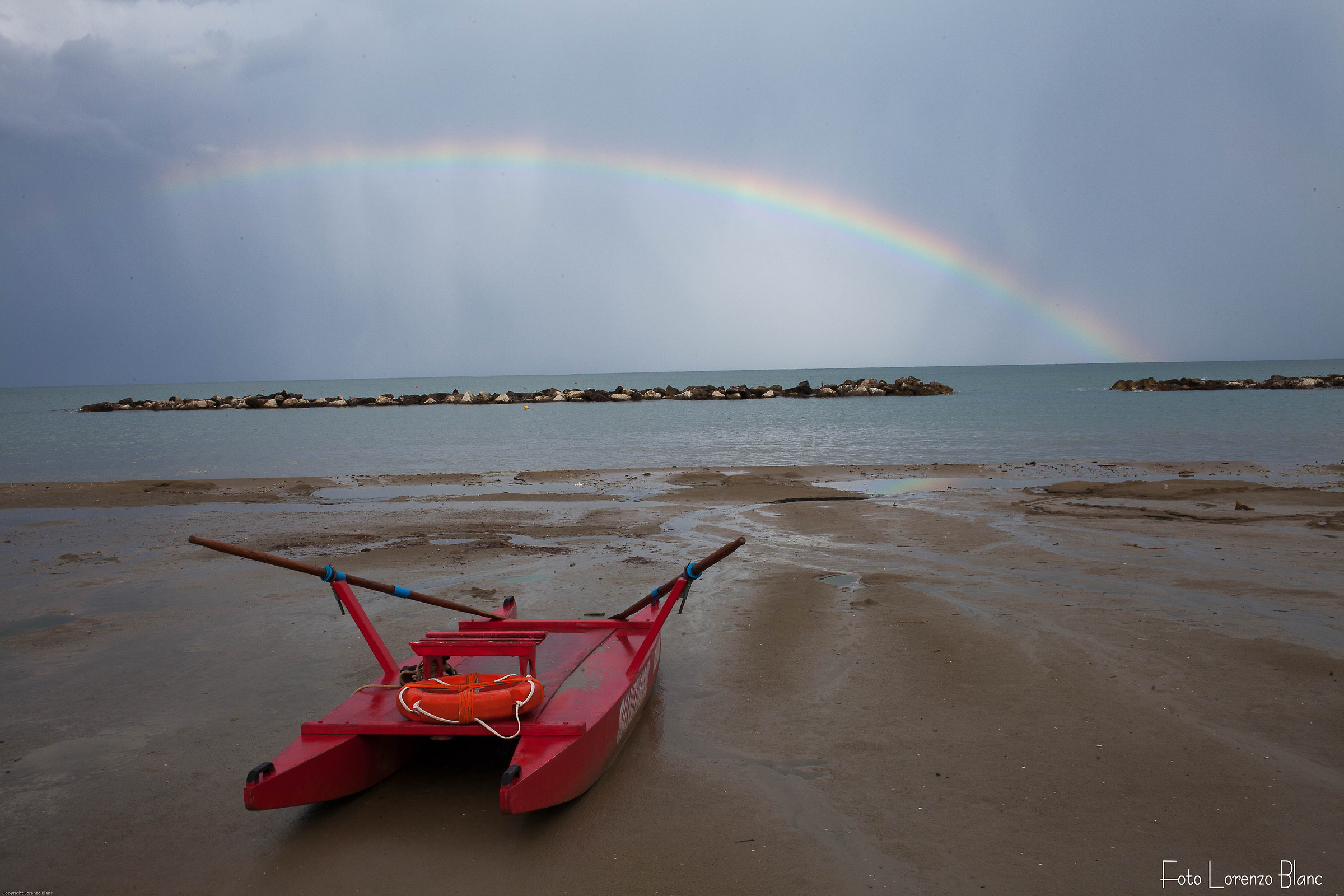 After the storm comes the ....