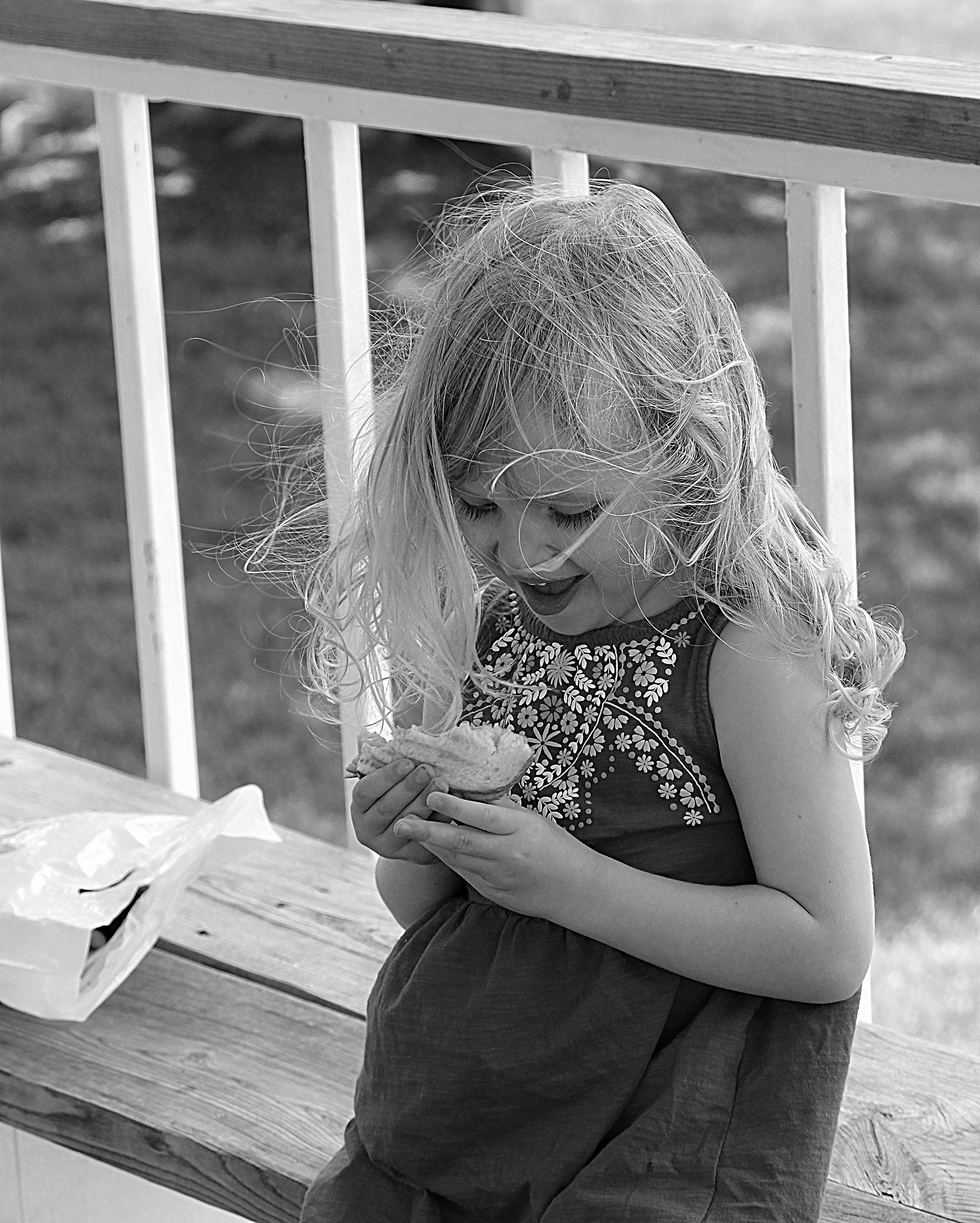 Elle, burro di arachidi e gelatina