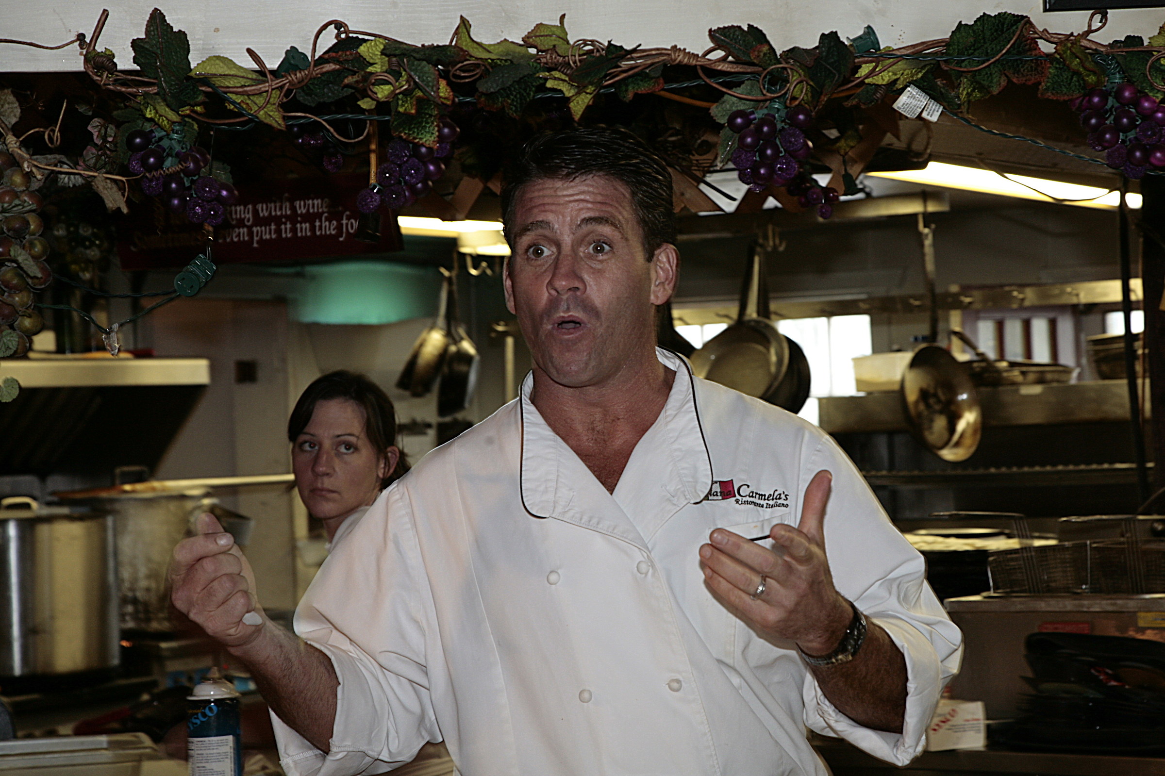 Who said "no garlic".