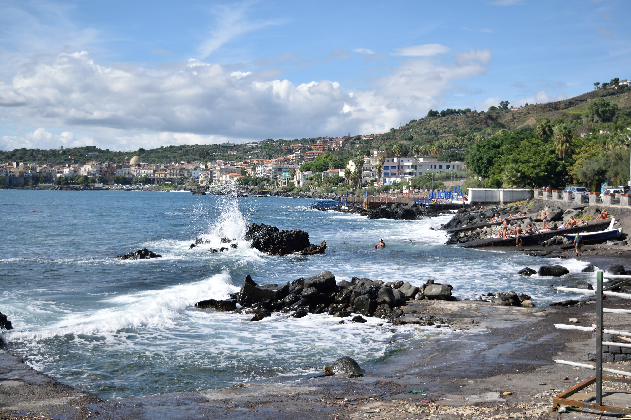 Bagno d'autunno... nonostante tutto.