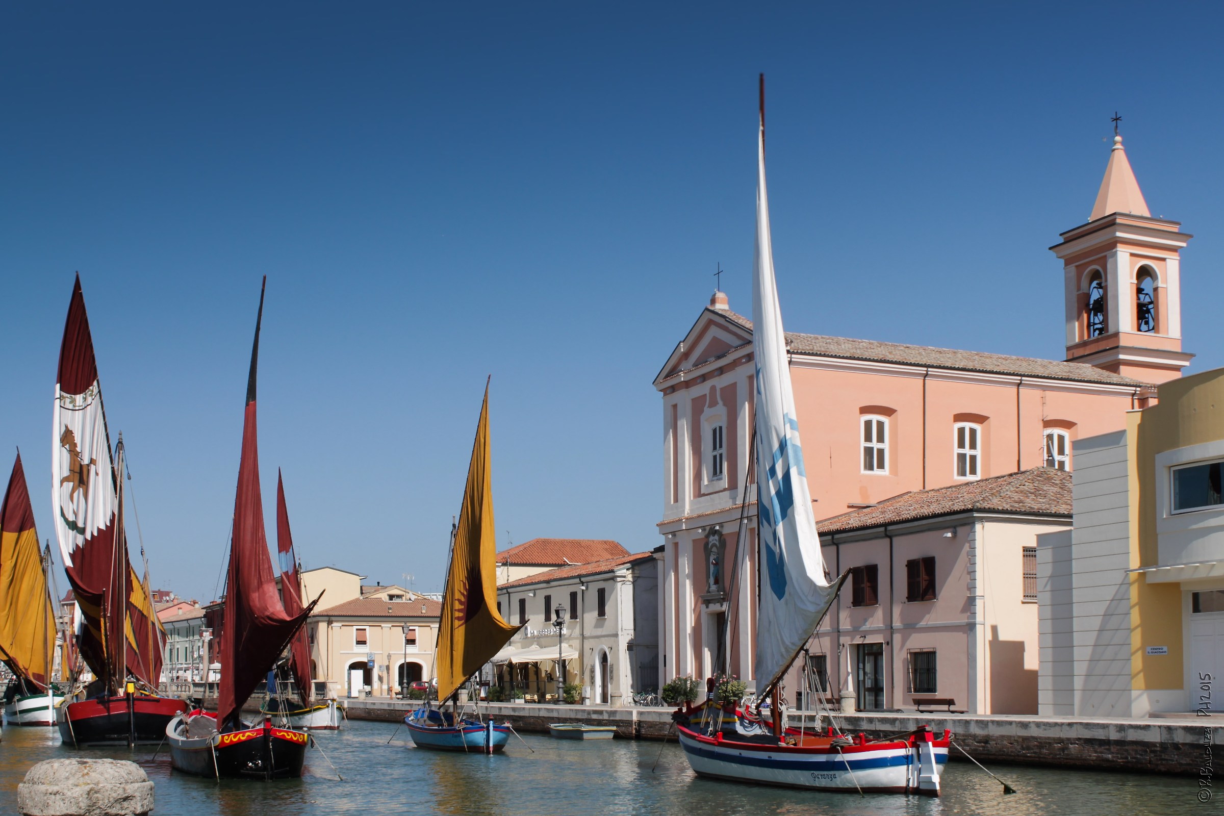 Cesenatico, the port