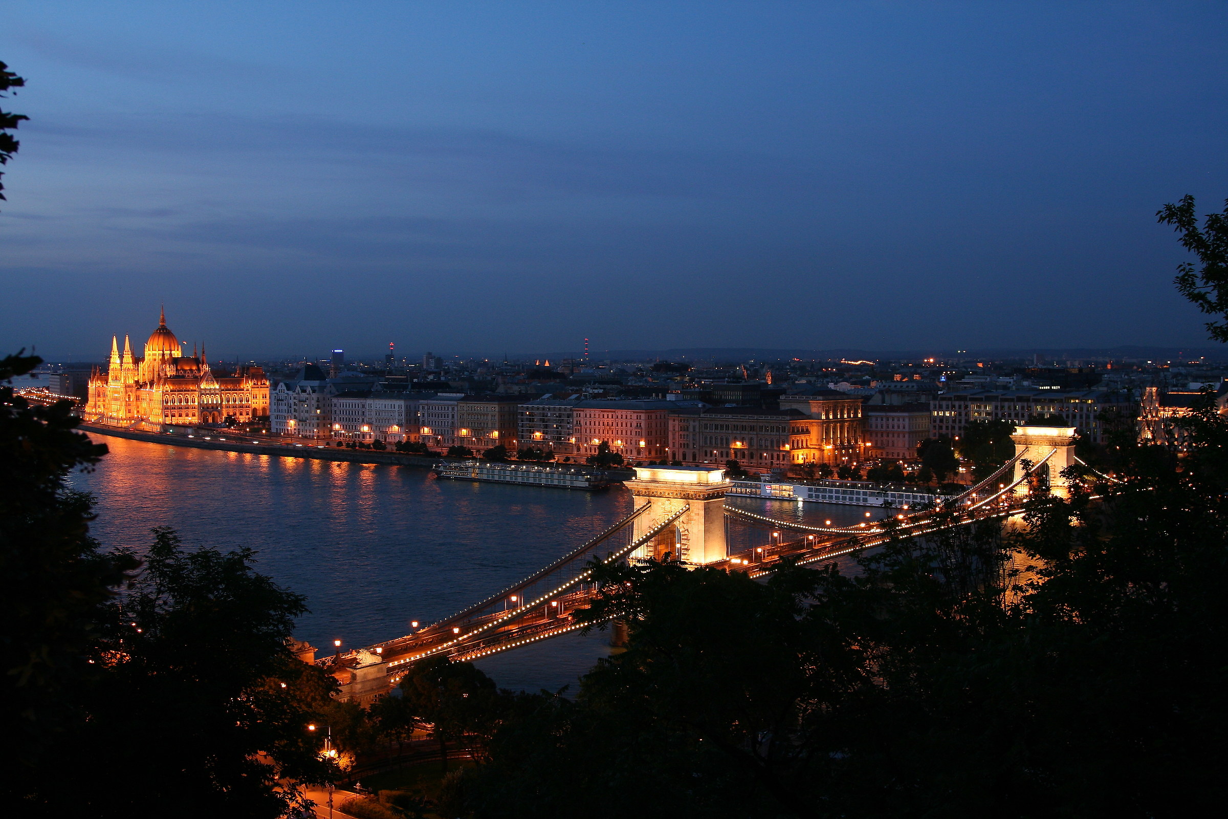 Budapest by night