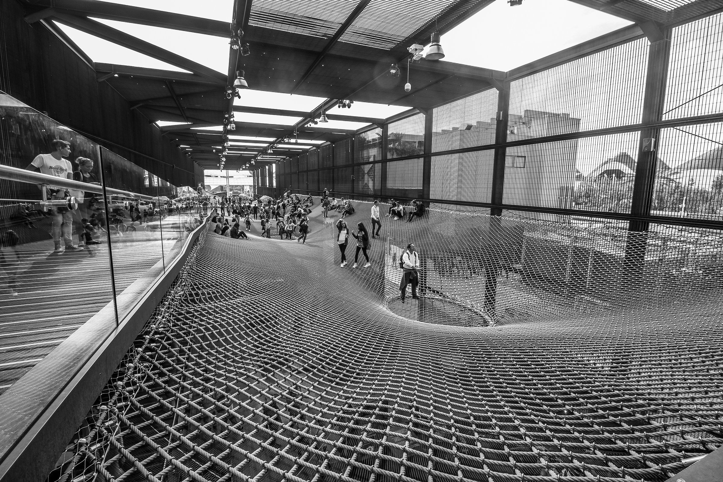 Padiglione Brasile, la rete