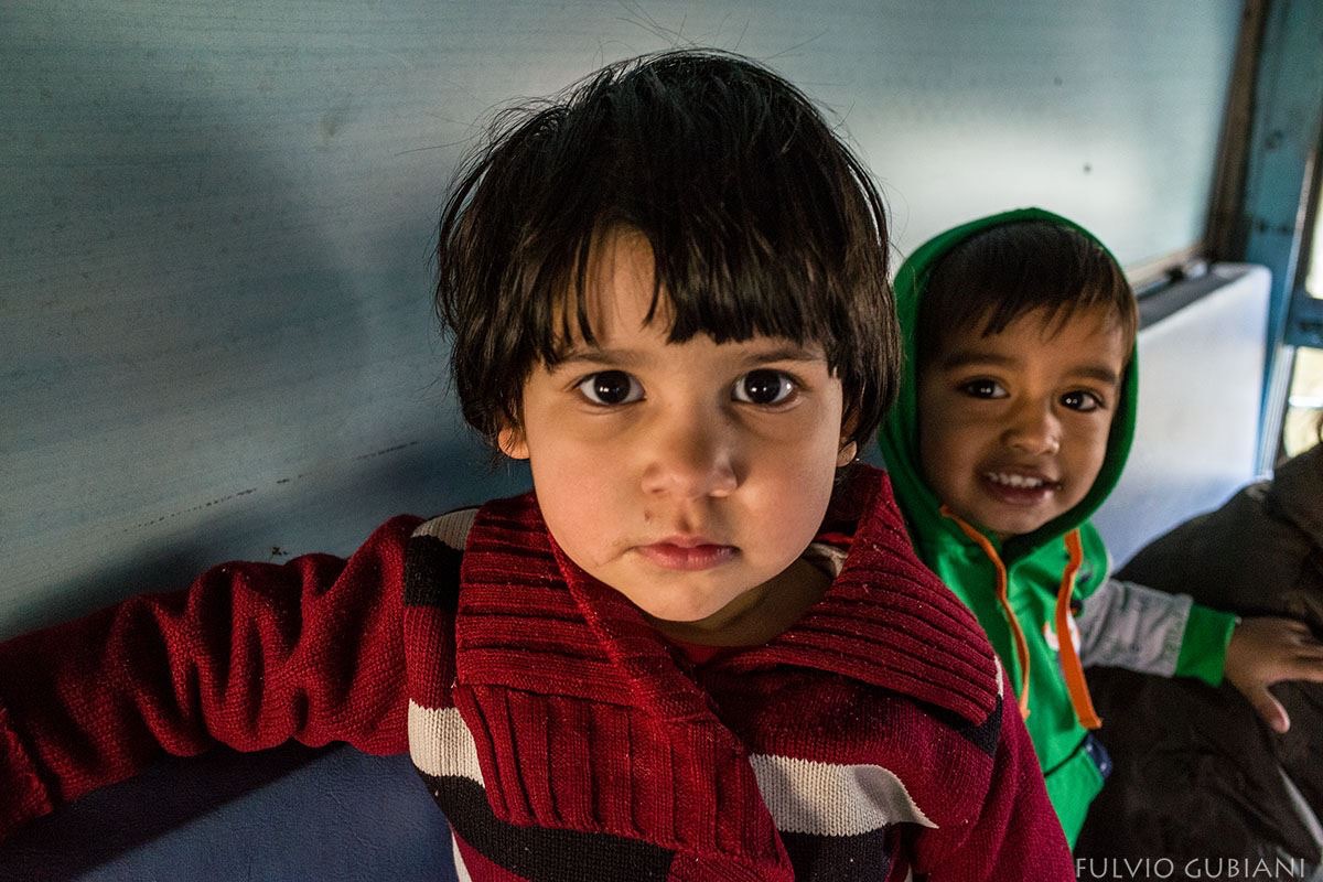 Look me - carrozza di terza classe in Rajasthan