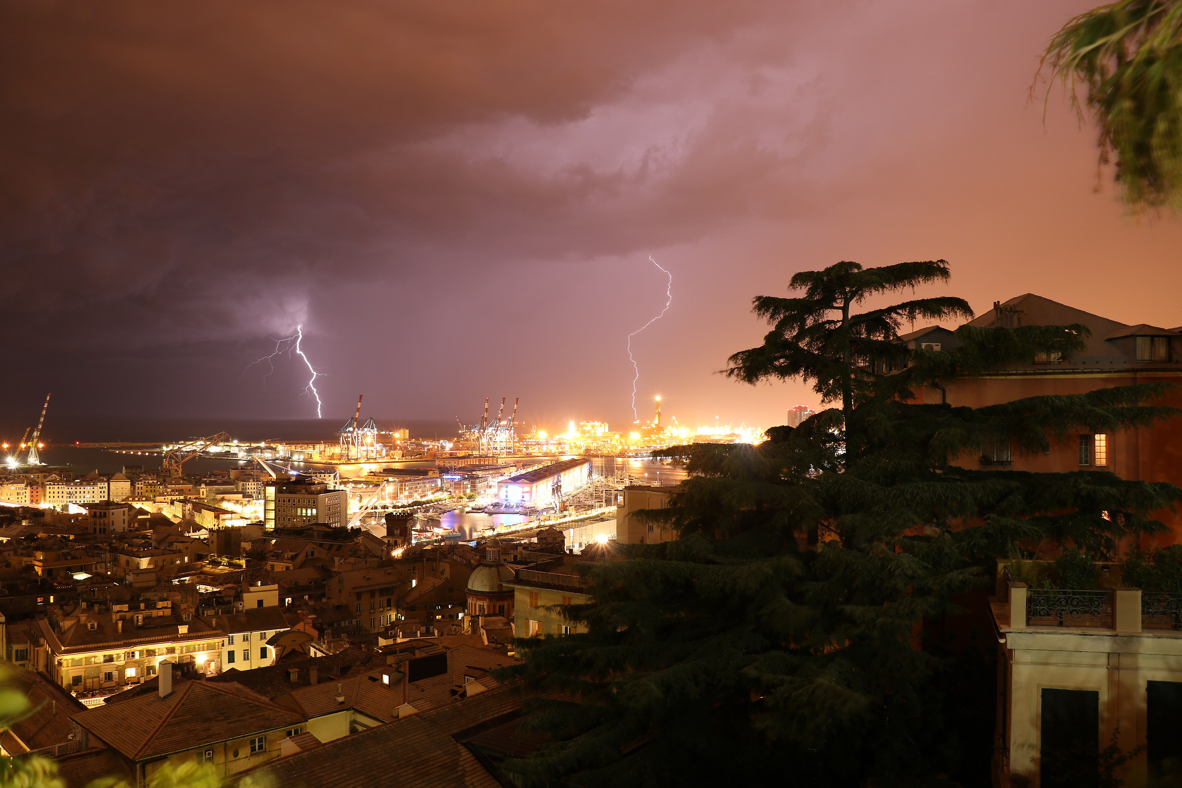 Genoa castle esplanade