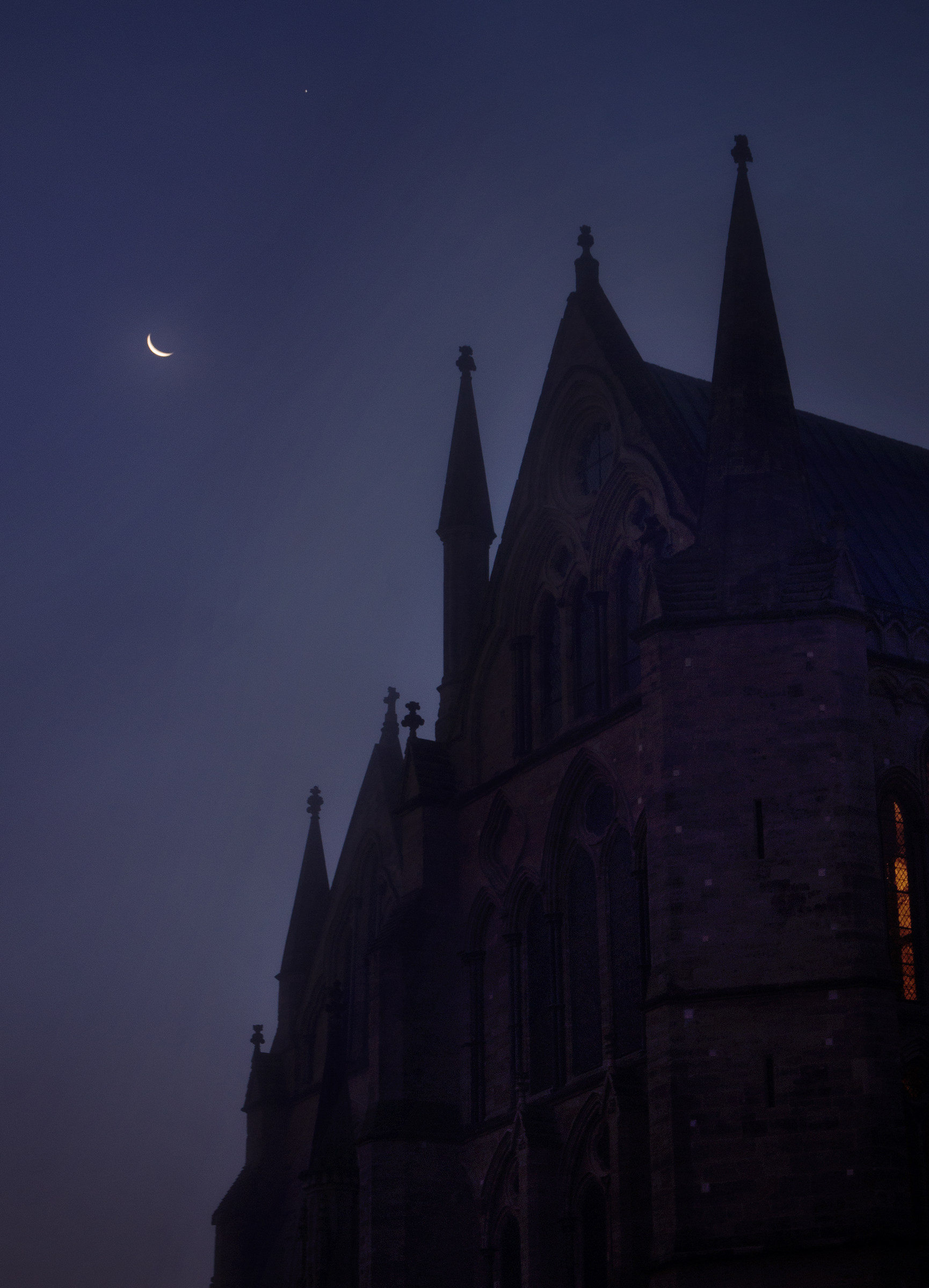 Salisbury Cathedral in the Mist 3 - 6.40 a.m.