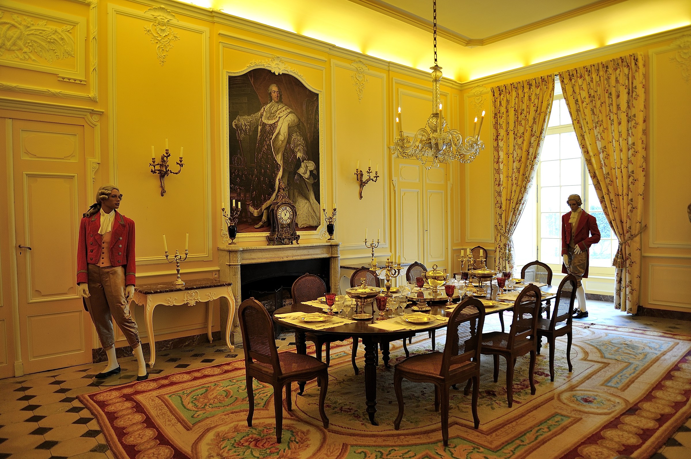 Sala da pranzo dello Chateau de Ussé