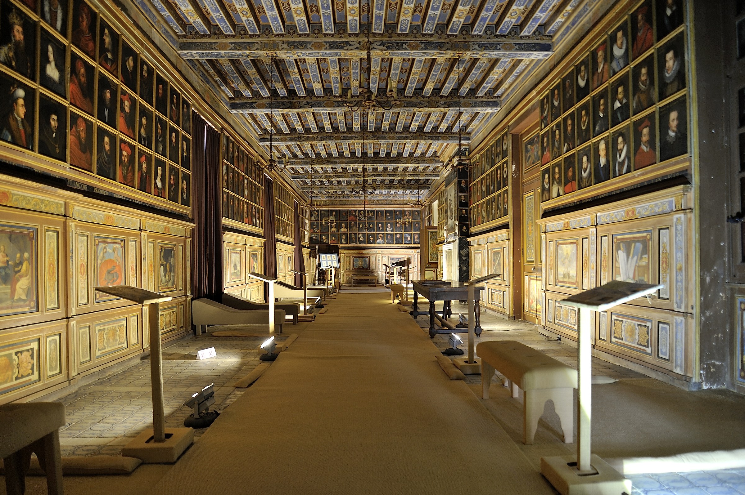 Galleria degli Illustri nel Castello di Beauregard