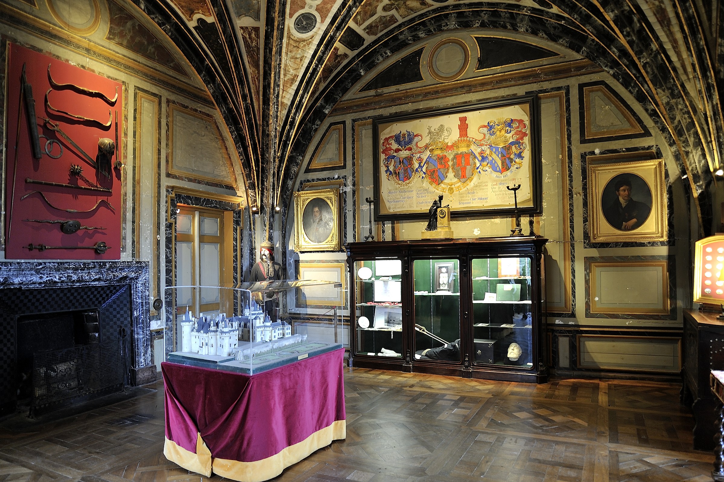 Una sala dello Chateau de Ussé