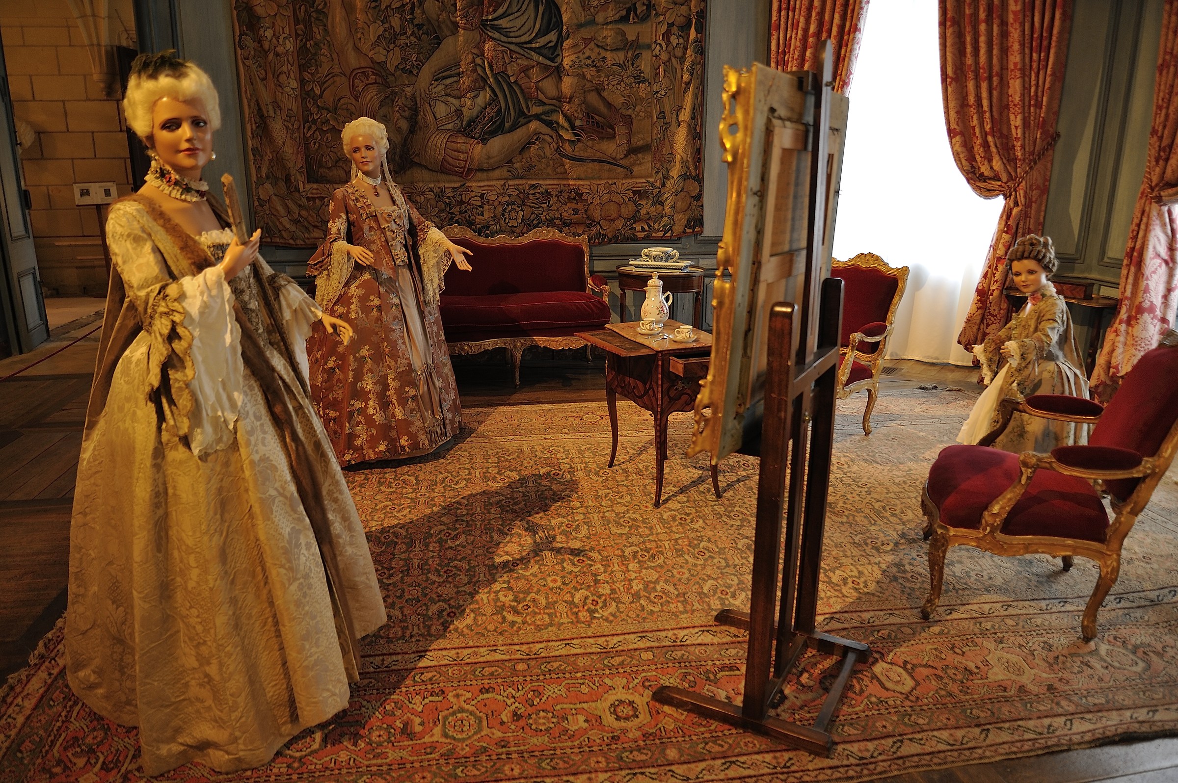 Una sala dello Chateau de Ussé