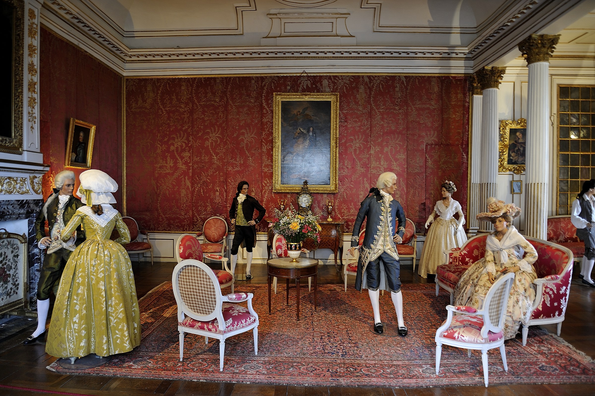 Una sala dello Chateau de Ussé