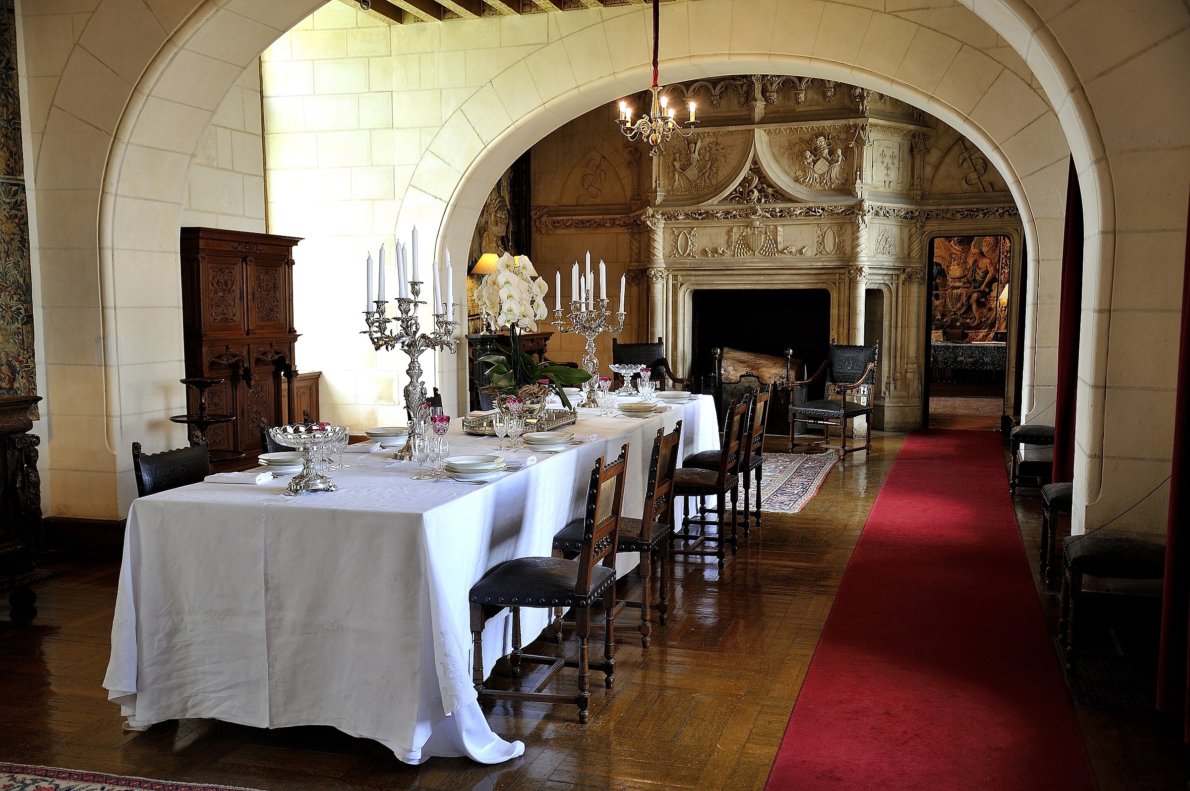 Sala da pranzo Chateau de Chaumont-sur-Loire
