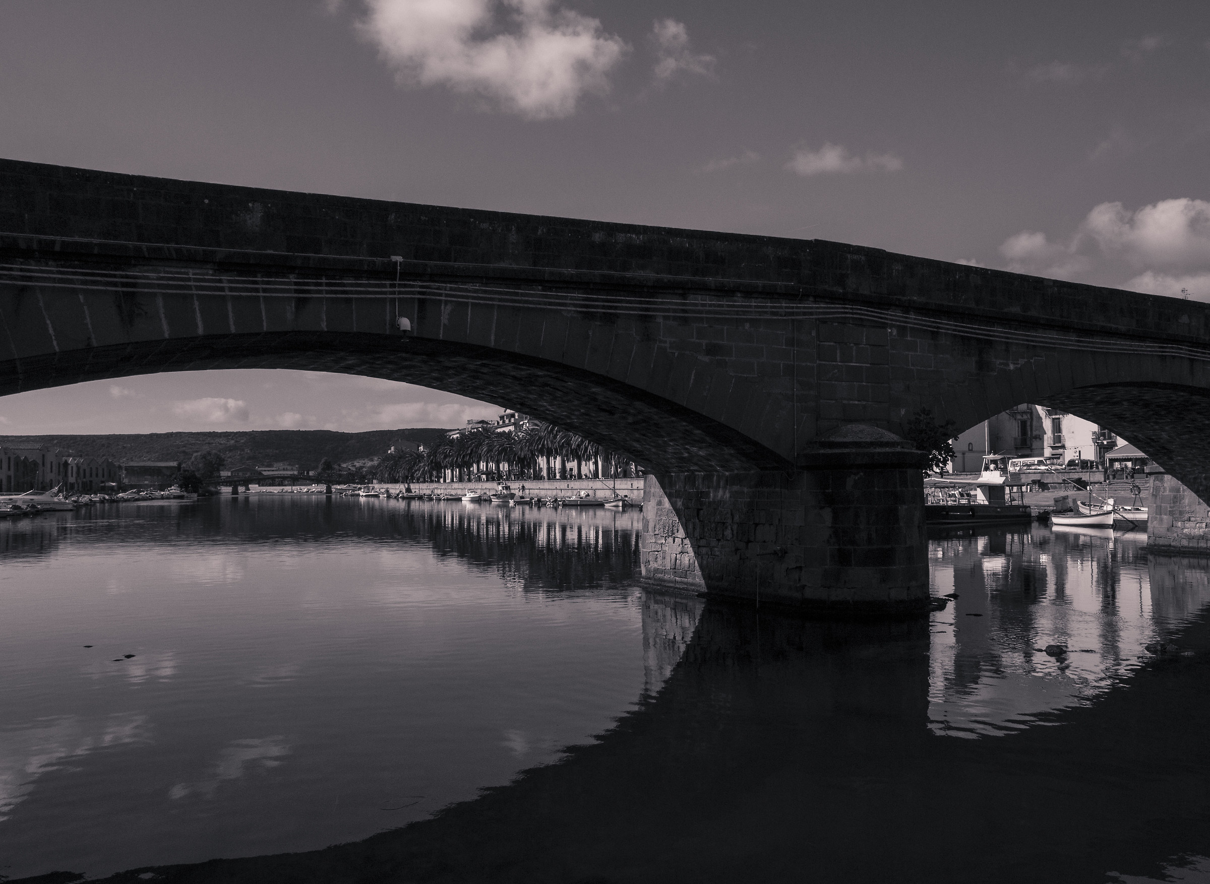 Bosa bridge over fear