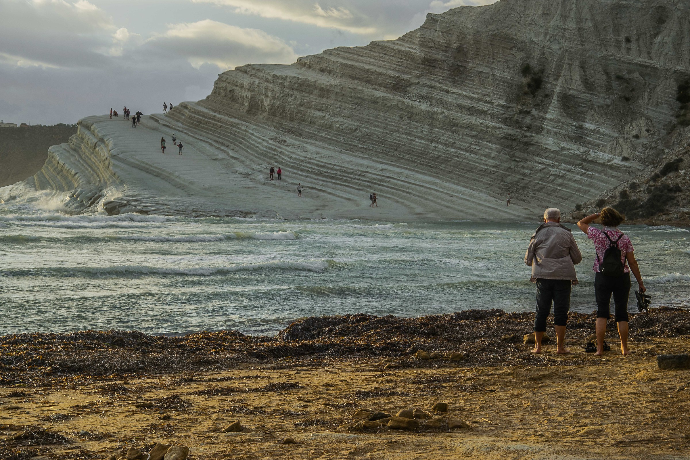 Ammirando la scala dei turchi...