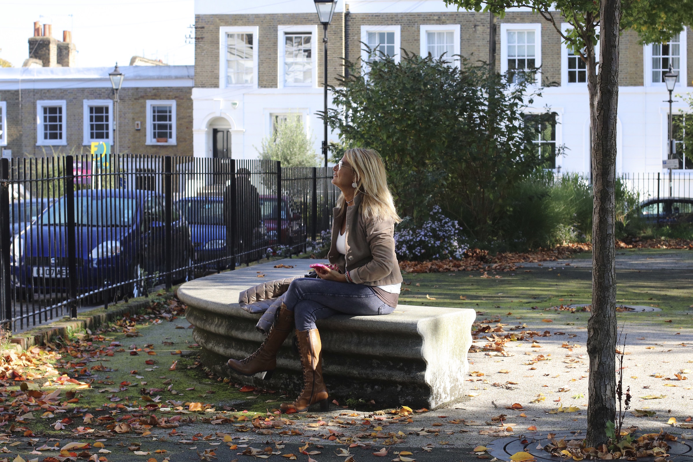 Piccolo parco a Brixton