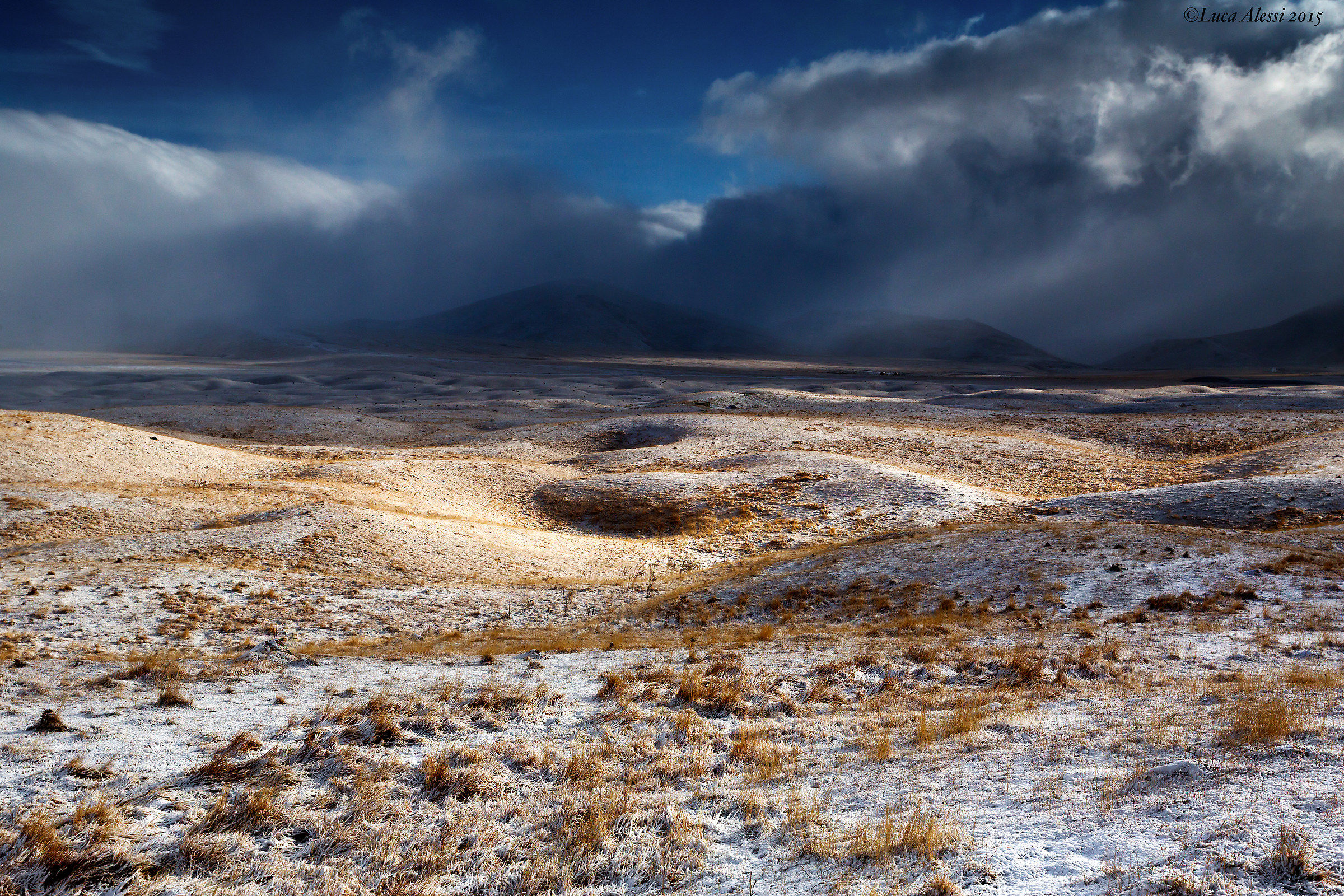 Frost on the plateau