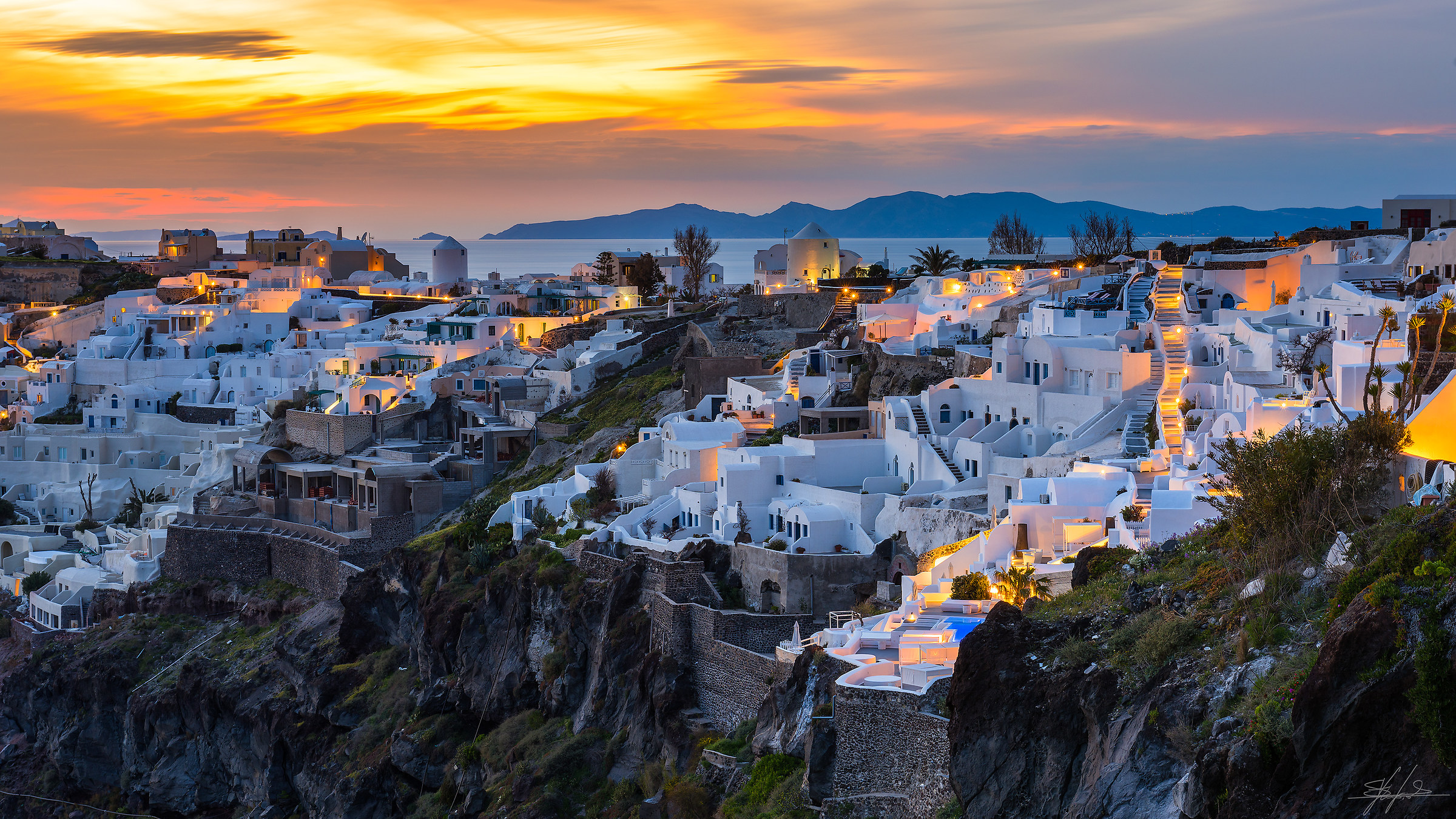 Santorini sunset