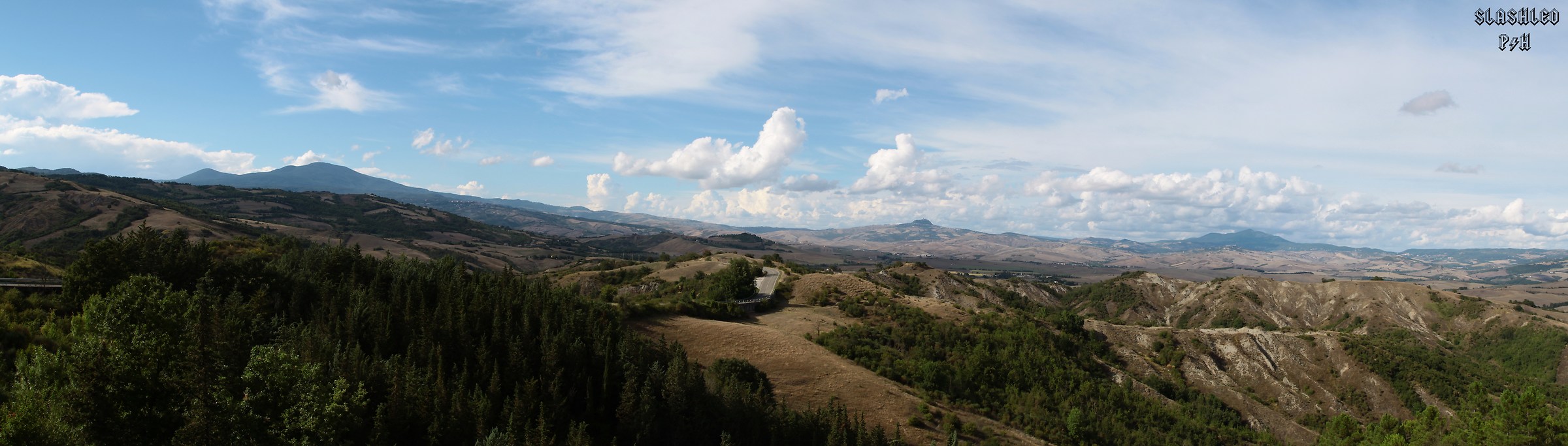 Panoramica sulla Val D'Orcia