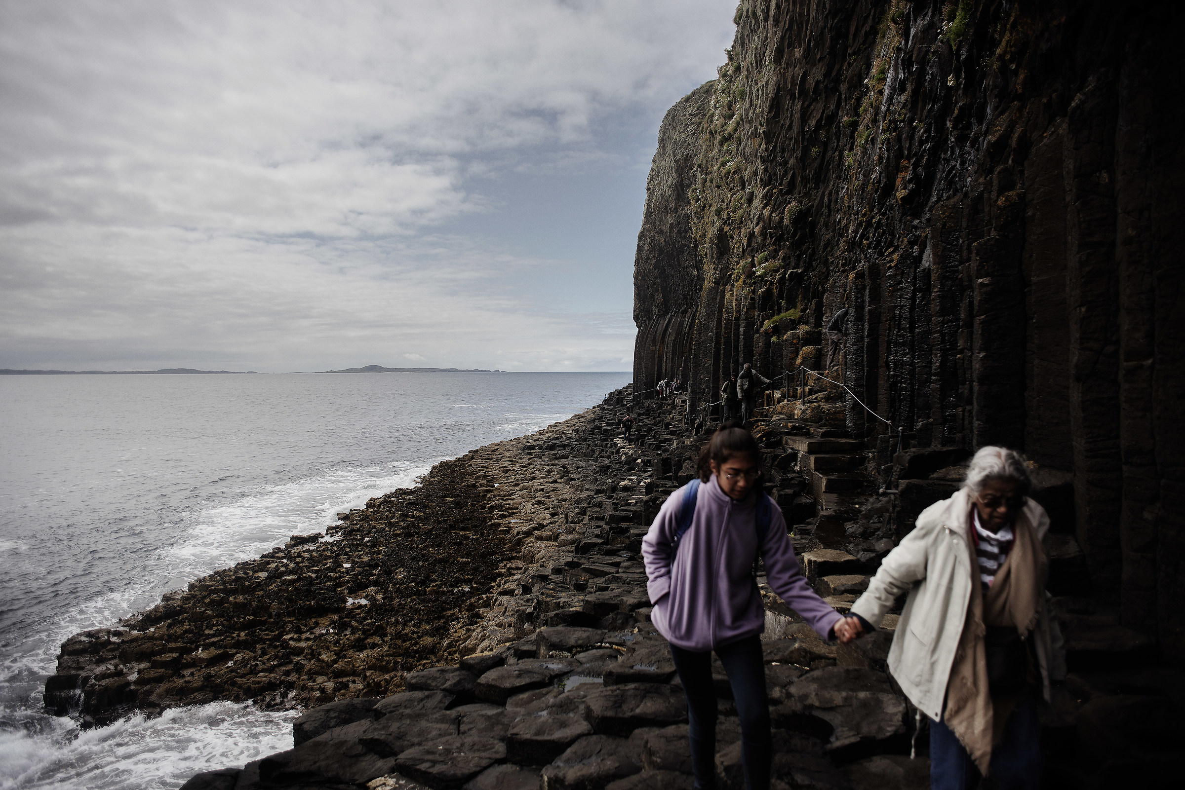 Women in the isle of Staffa