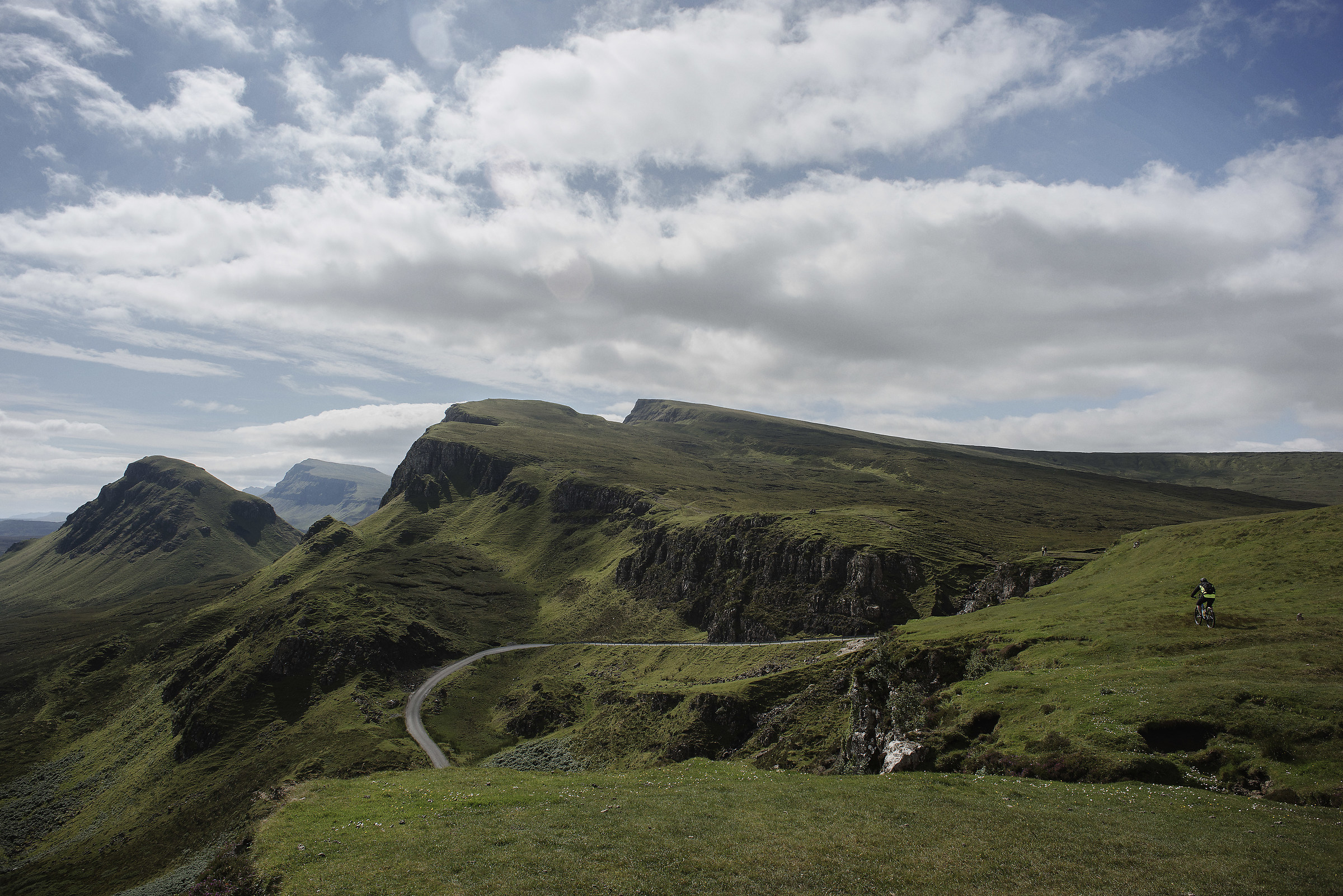 Ride the green. Isle of Skye.