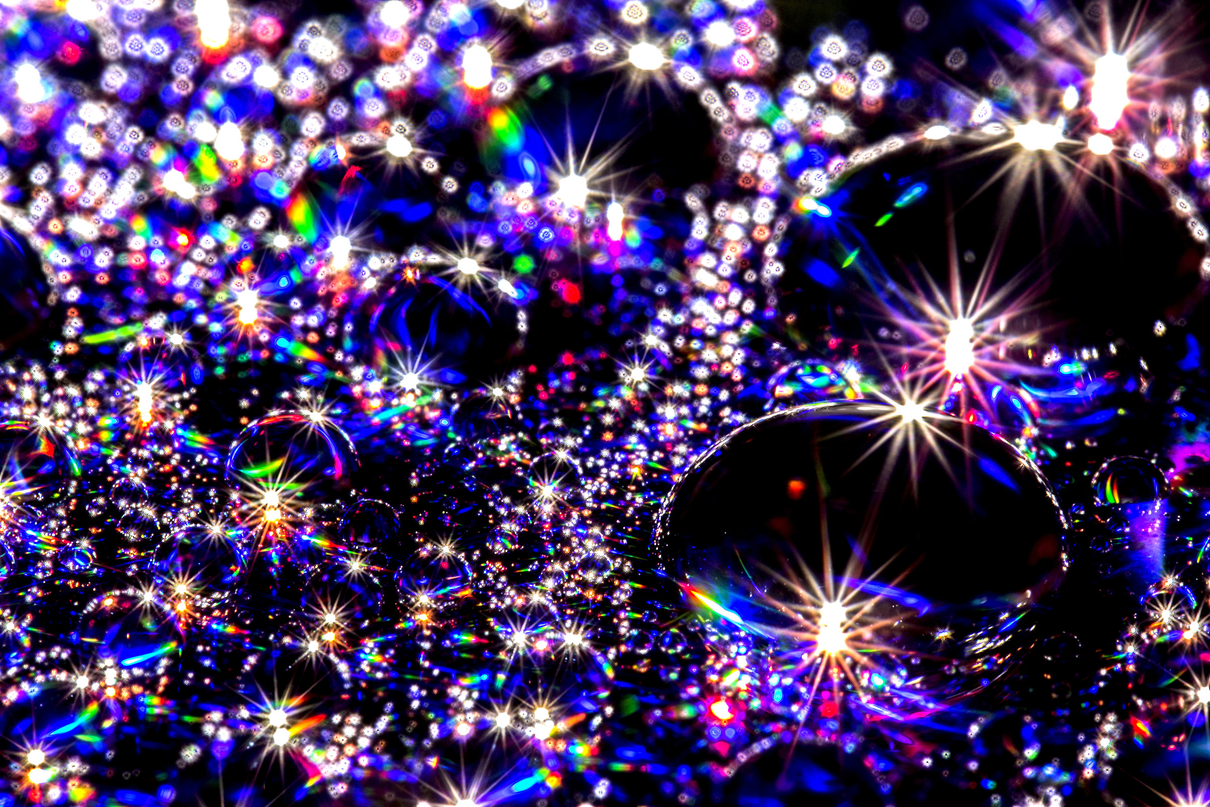 splendide gocce luccicanti