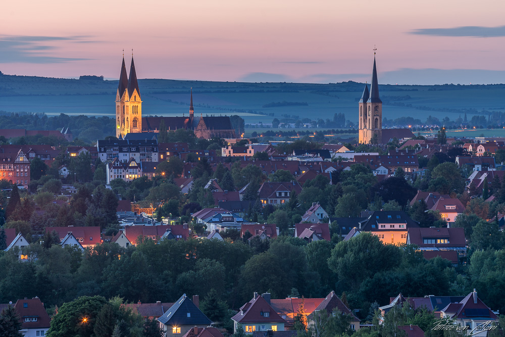 Halberstadt am Abend