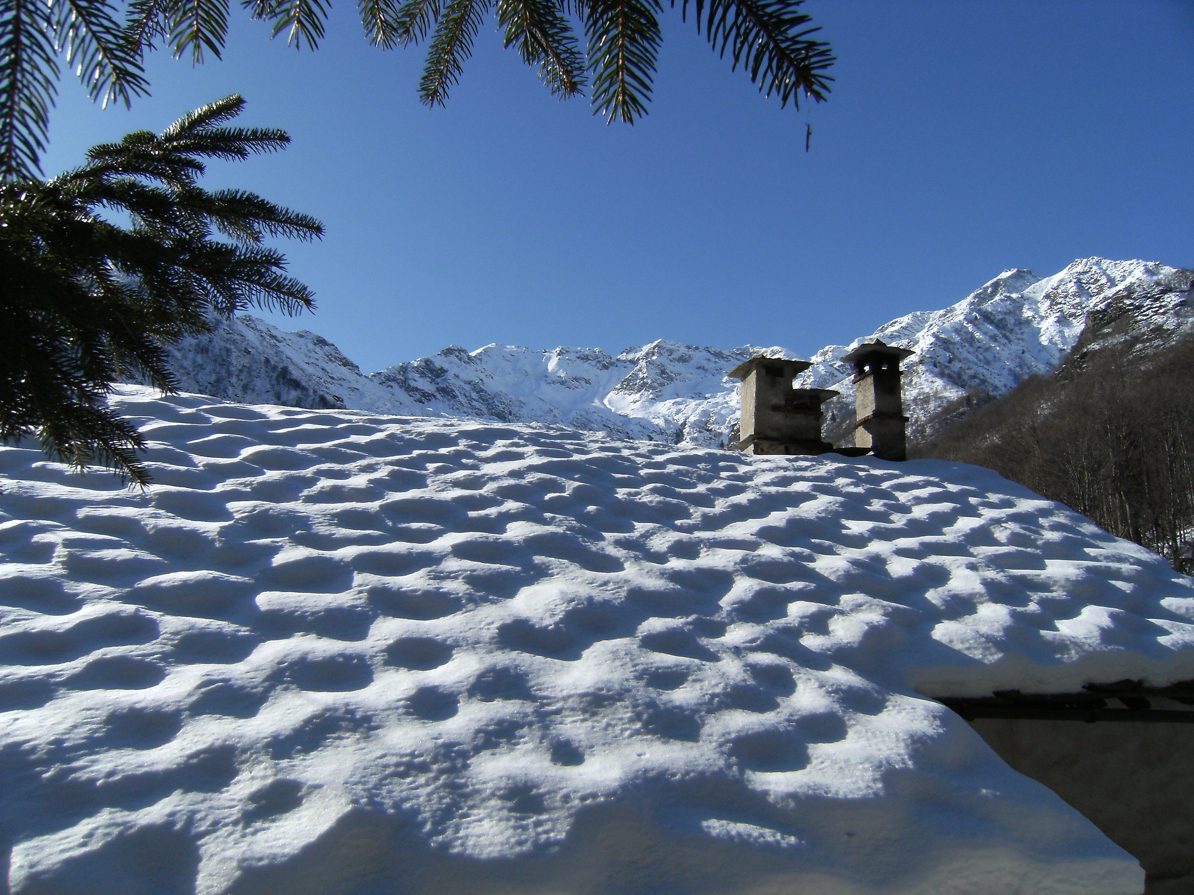 From the roof of the house