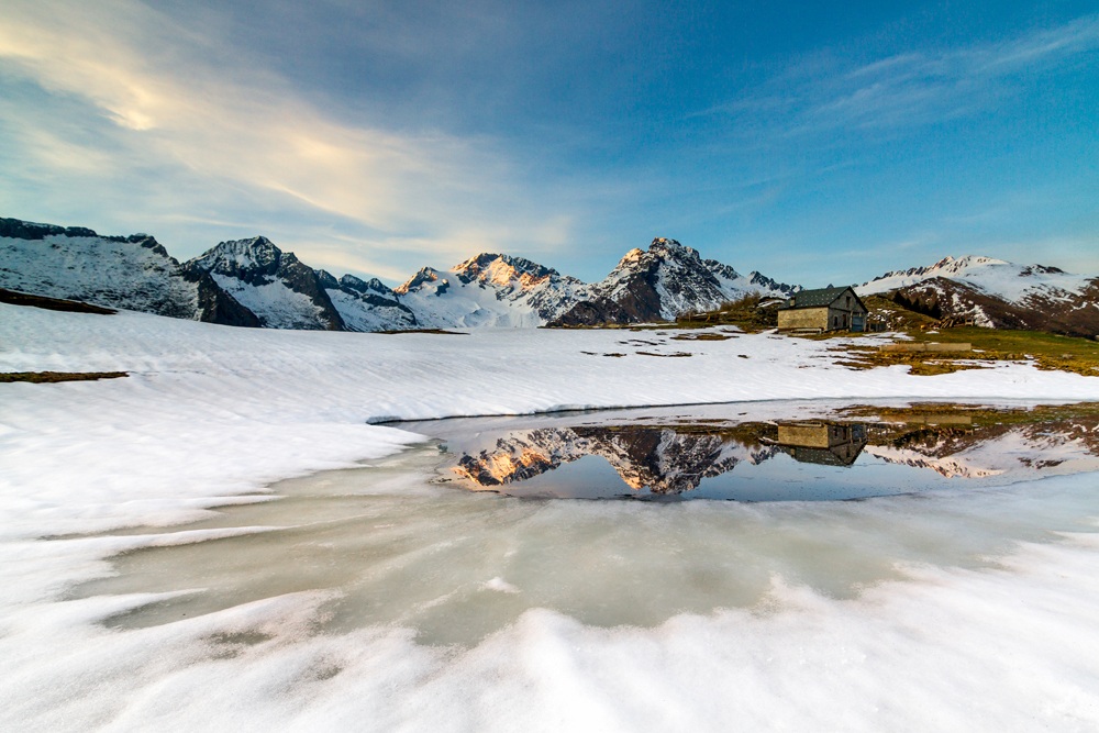 Disgelo all'alpe Scermendone