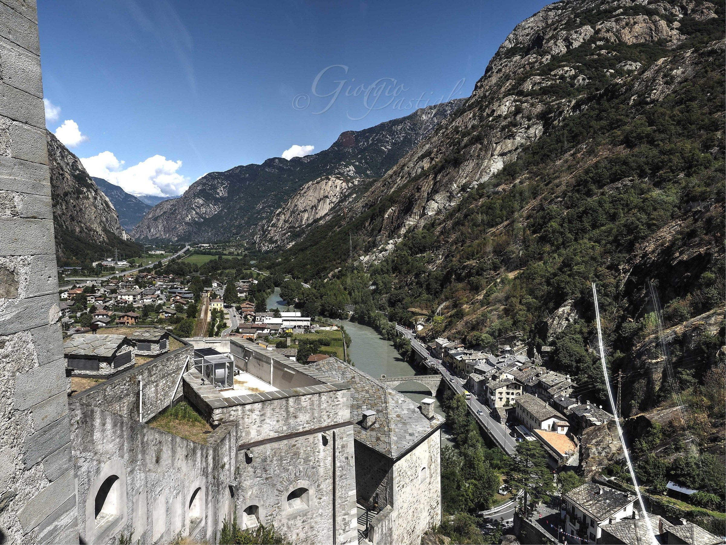 Val d'Aosta ... from the fort of Bard