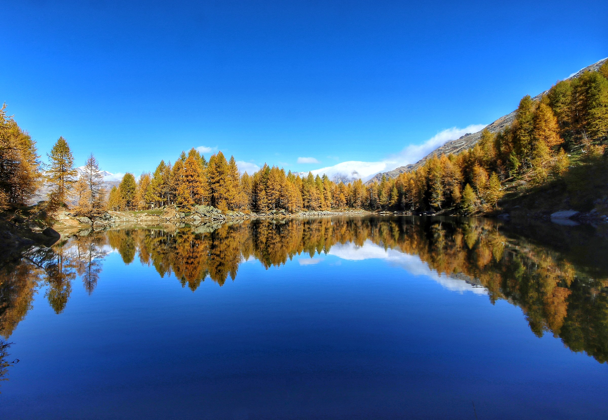 Blue lake - madesimo -