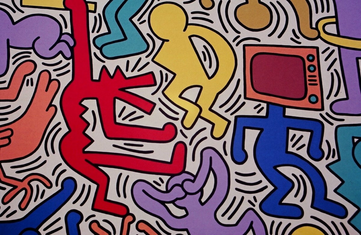 Il mio primo murales (Keith Haring)