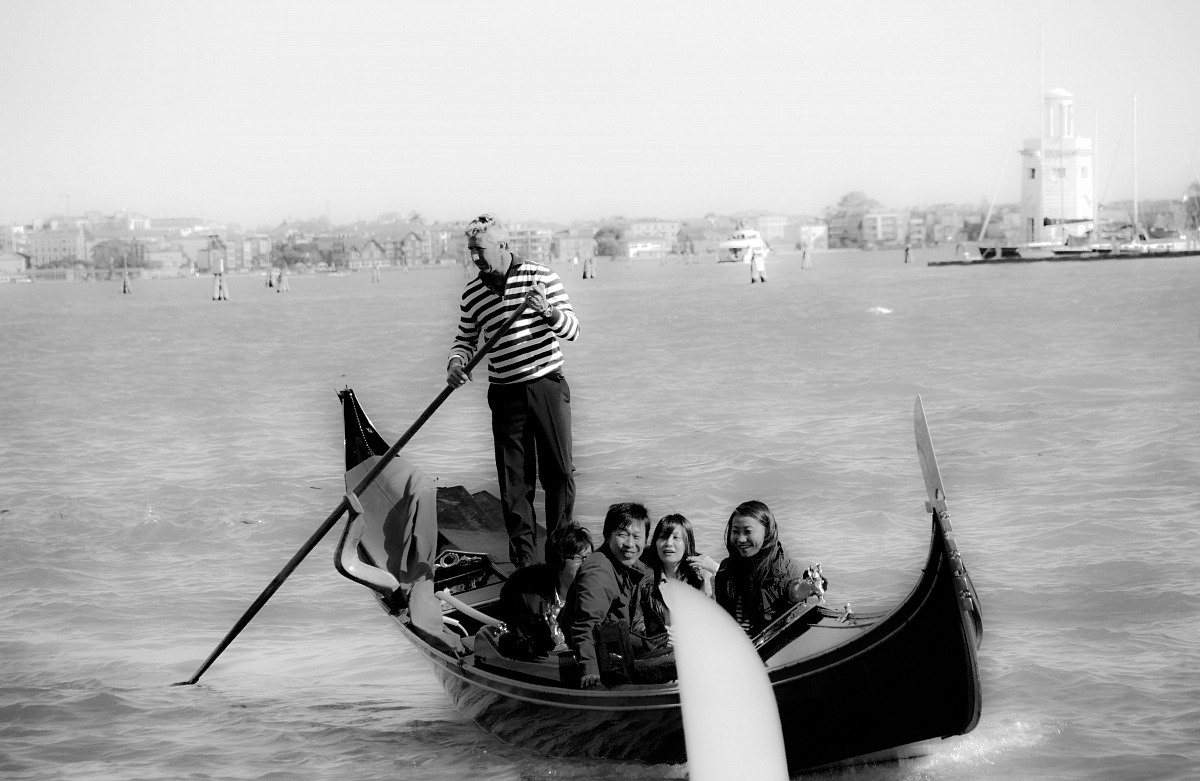 Tourists in Gondola