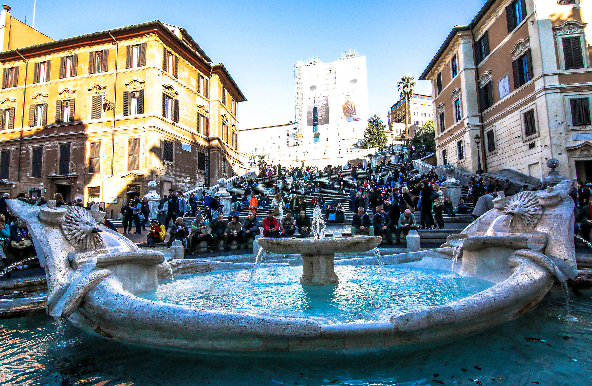 The Four Rivers and the Spanish Steps