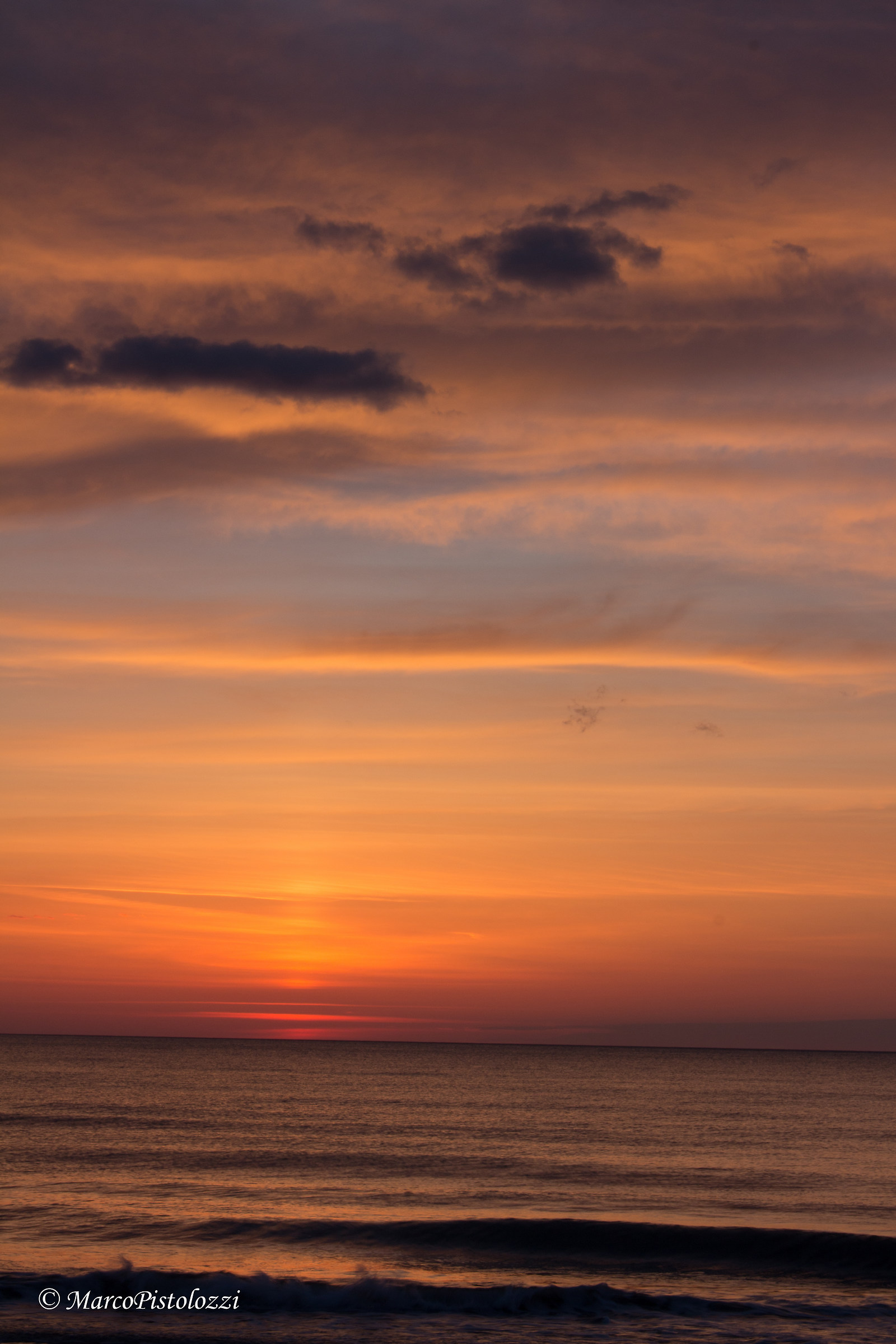 Tramonto a Torre del Lago