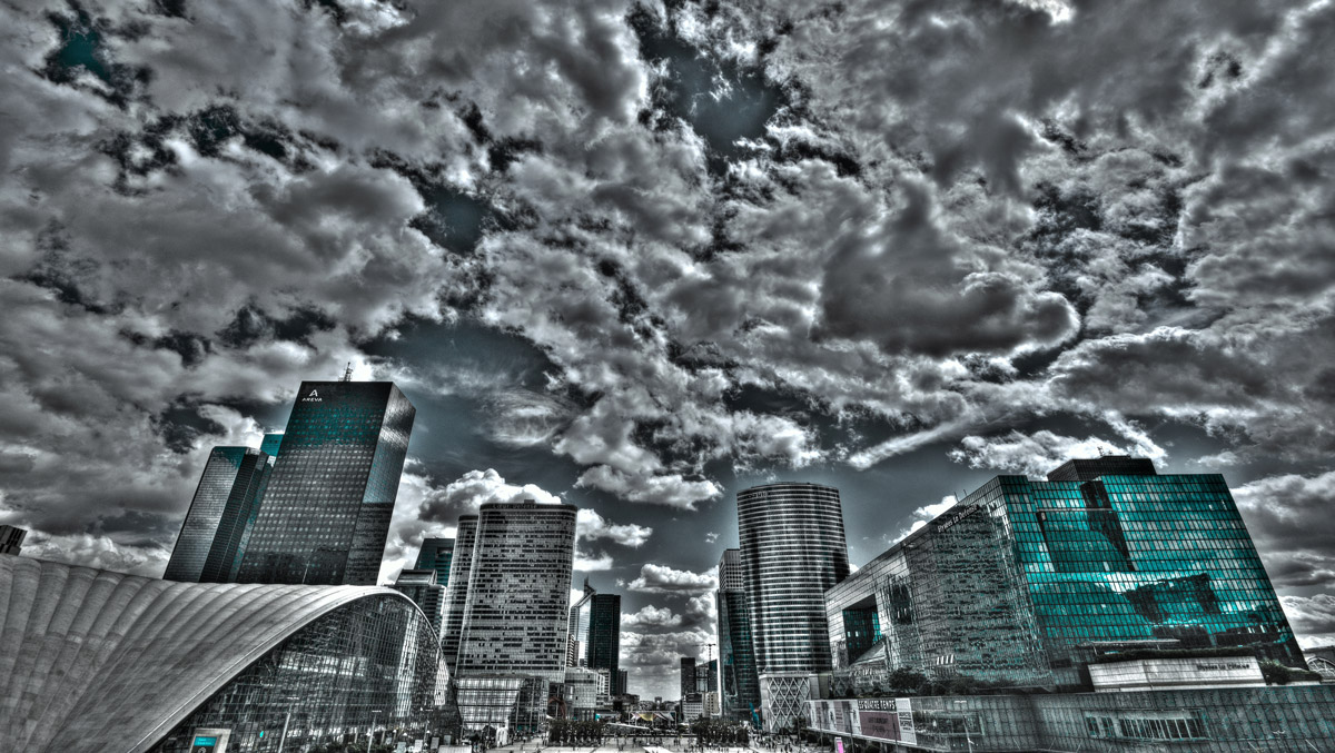 panoramic photo la defense paris