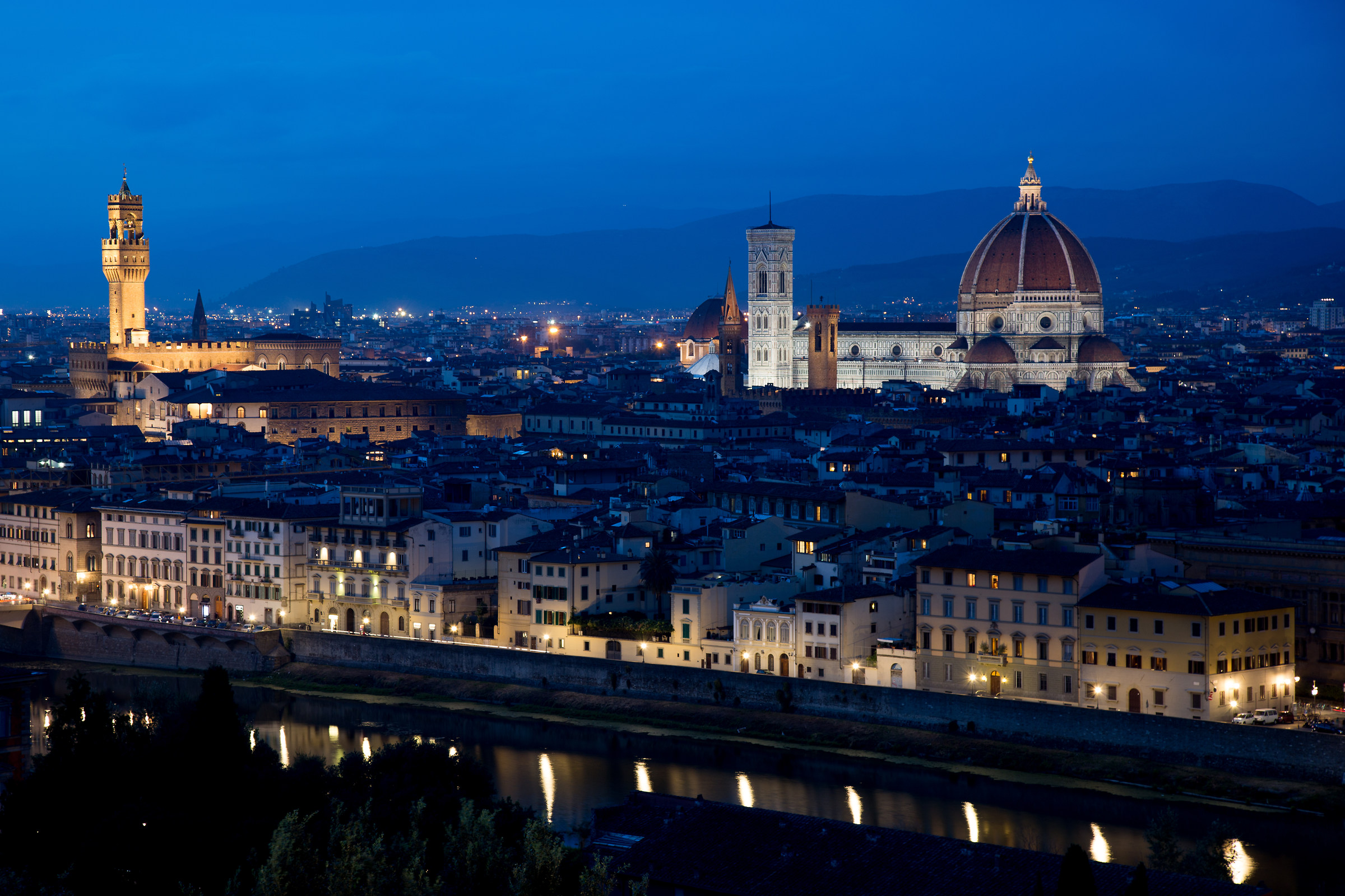 Florence blue hour