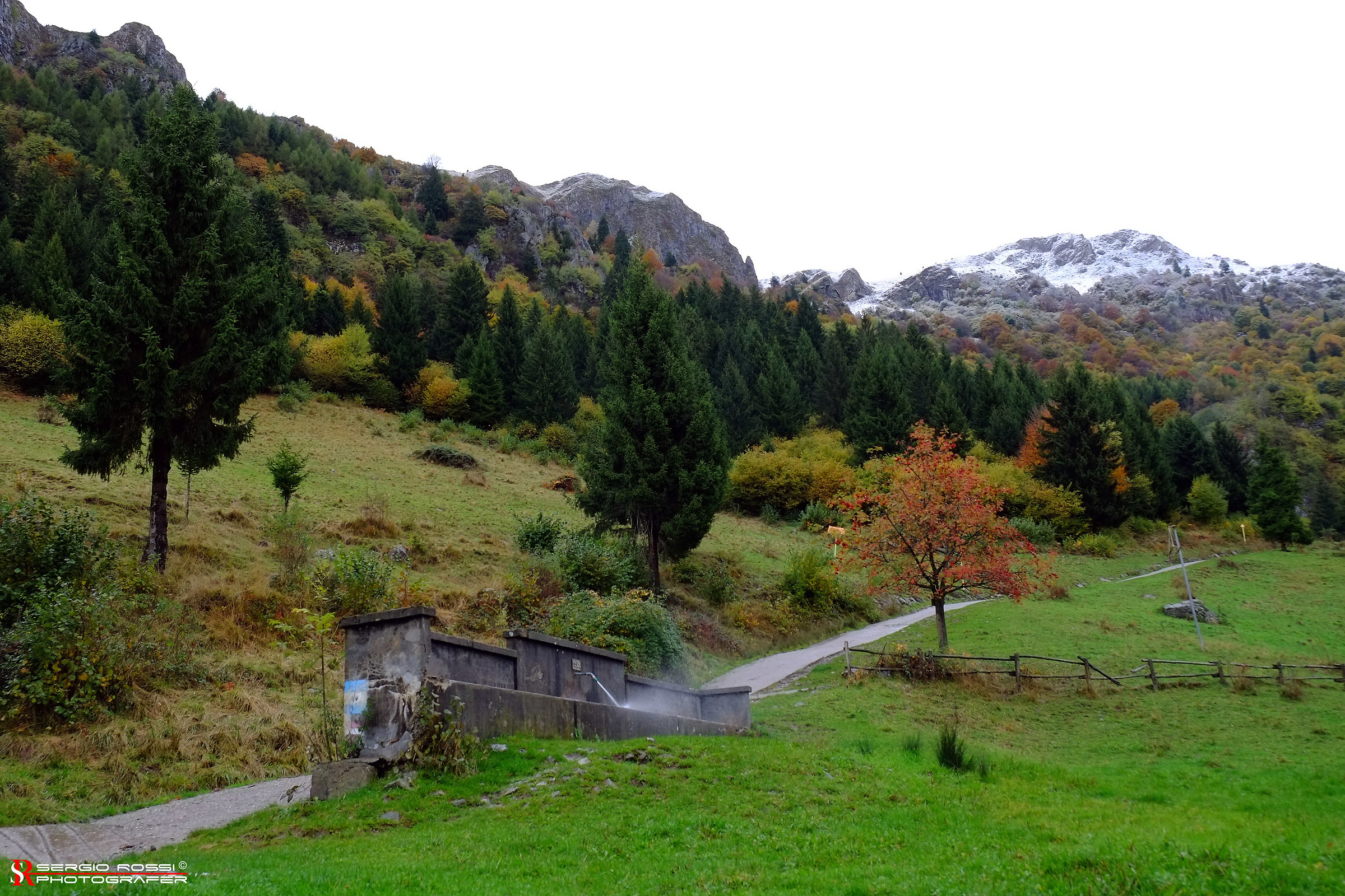 First snow on Mount William