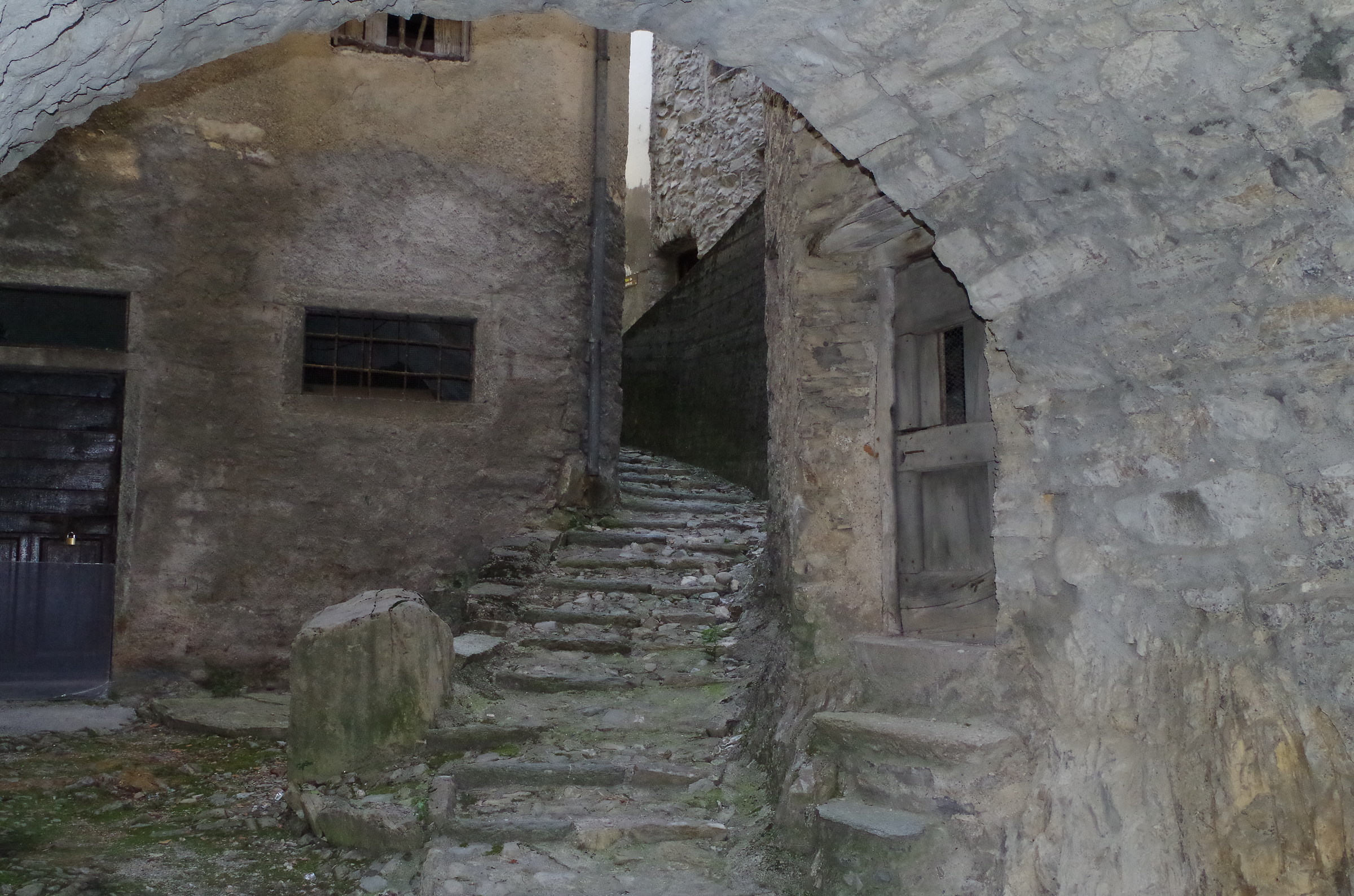 The village of Lazy above Lake Como