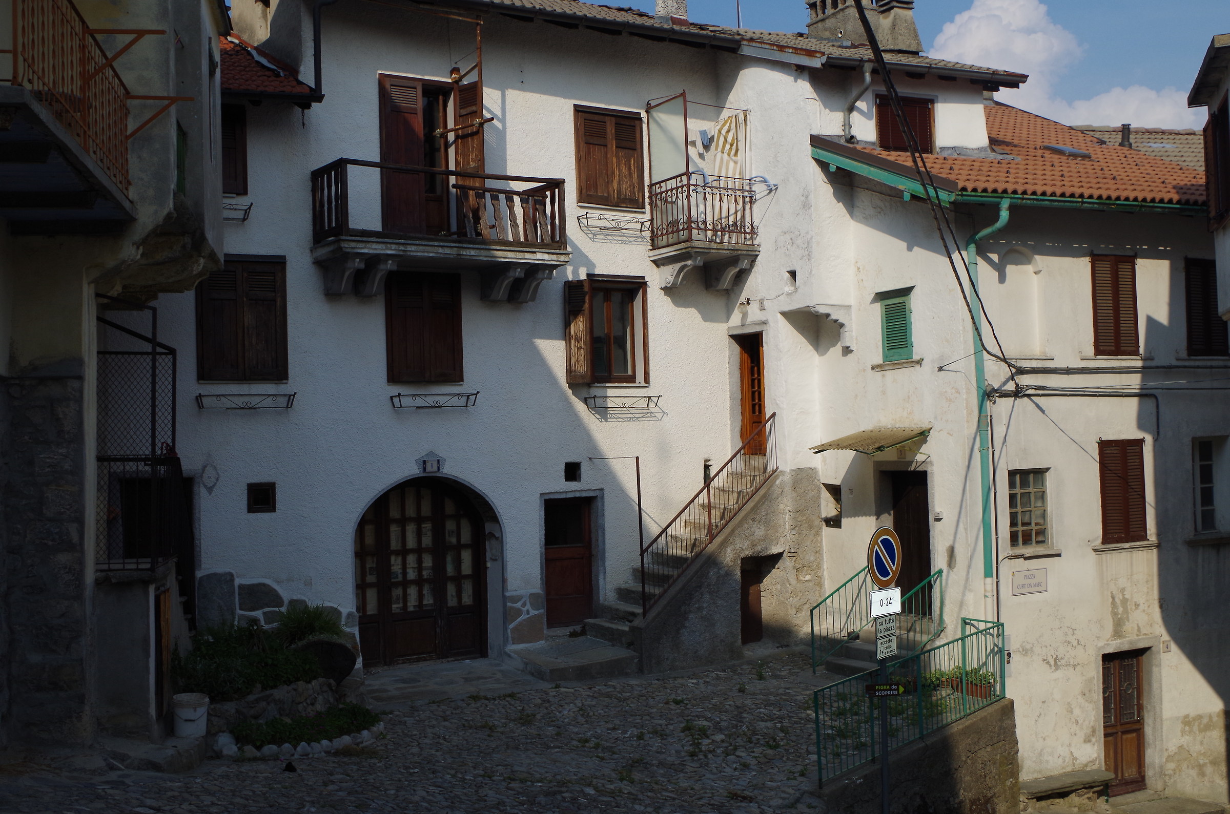The village of Lazy above Lake Como