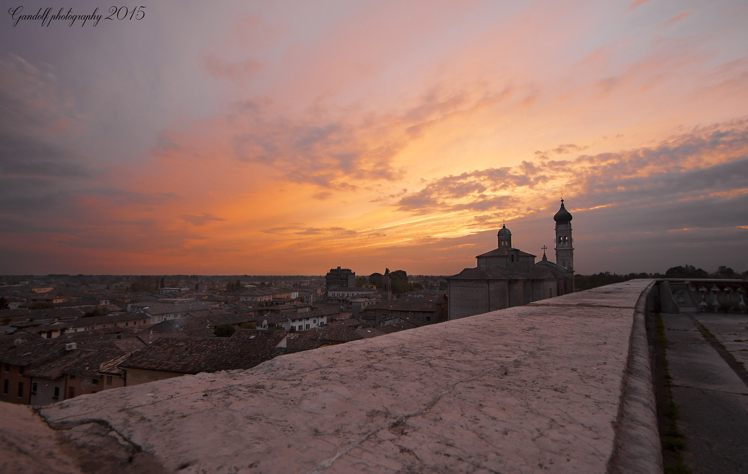 Tramonto al mio paesello