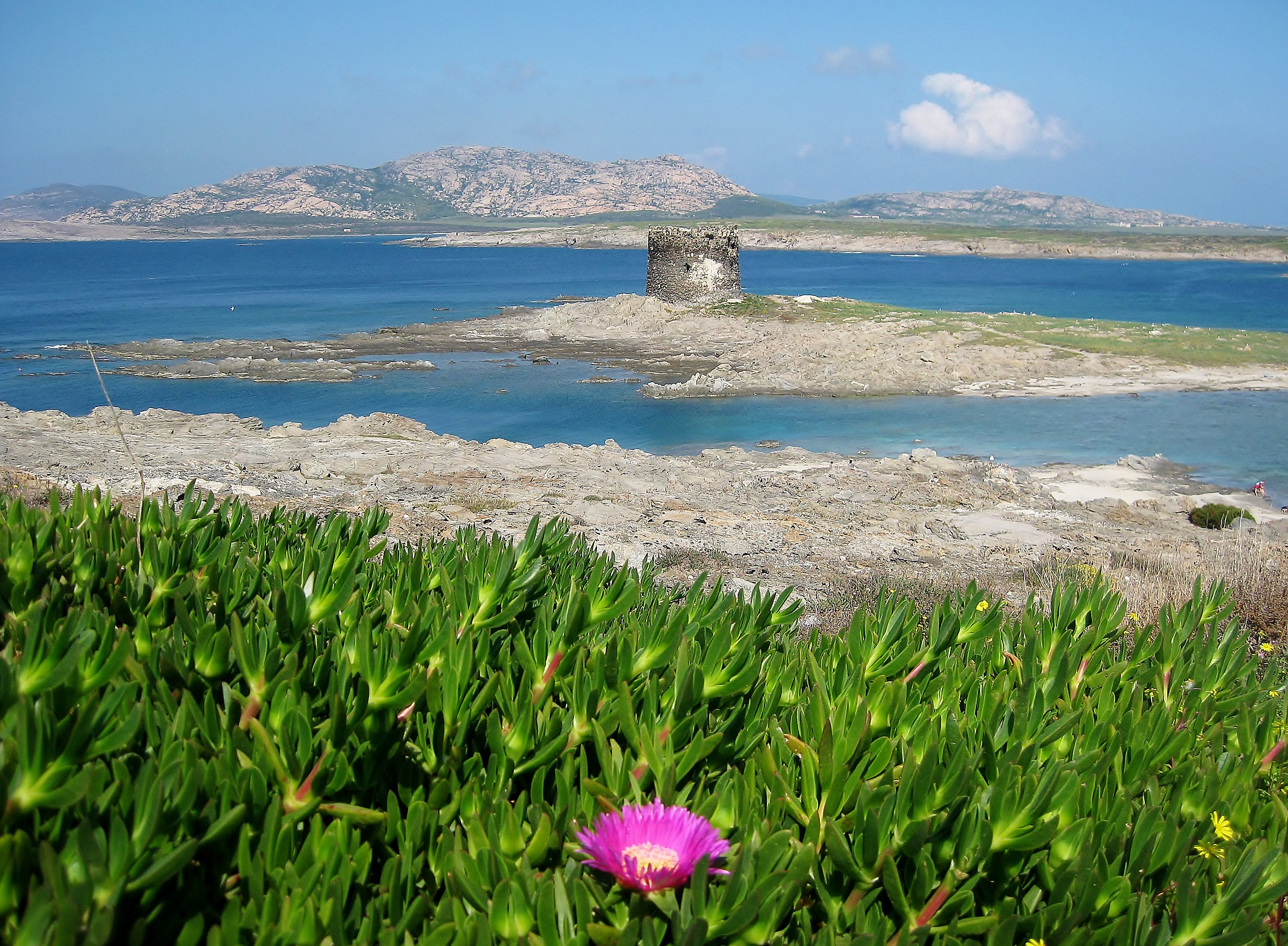 View to Asinara National Park, Italy