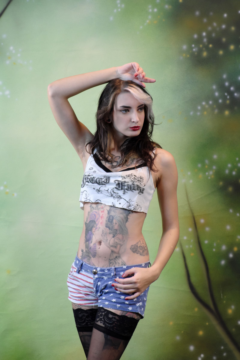 Model - Dia under the stars