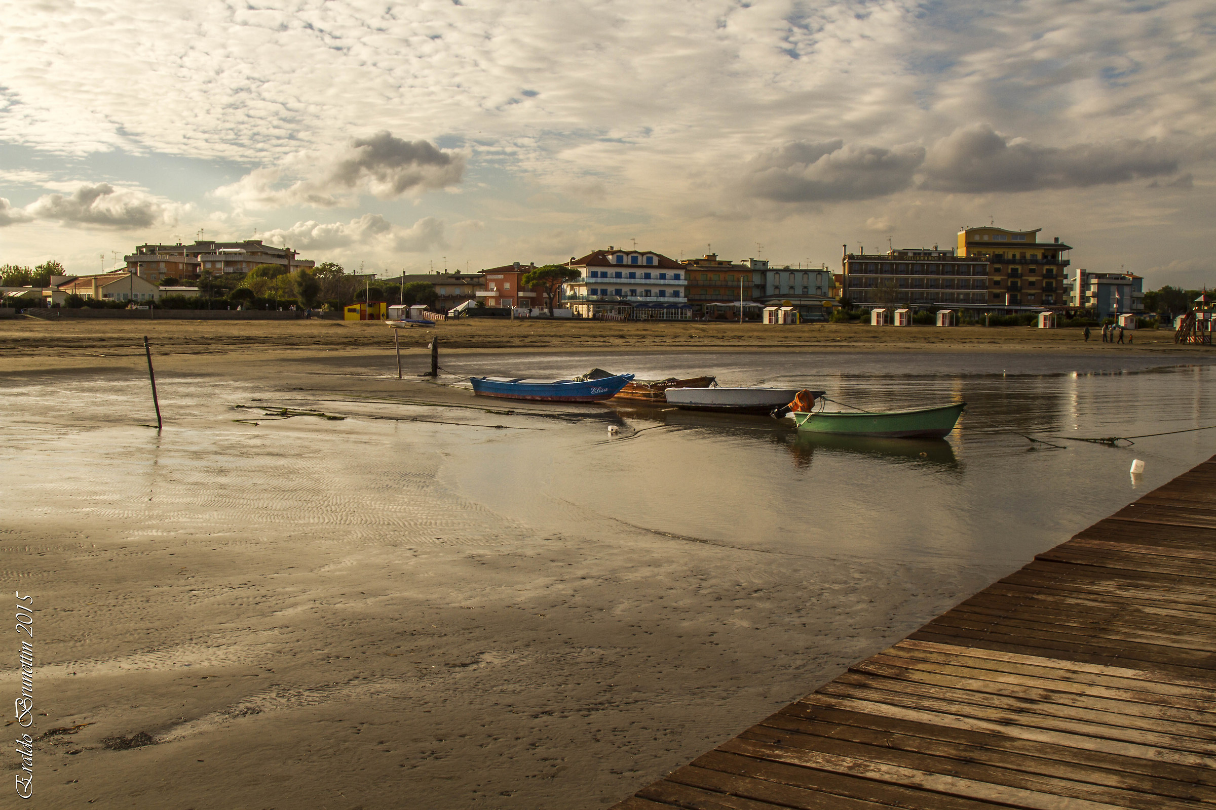 Bassa marea a Caorle (ve)