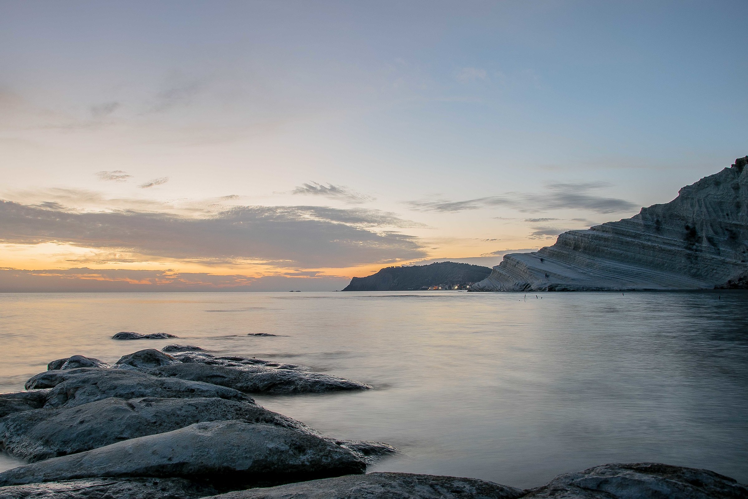Scale of the Turks at sunset