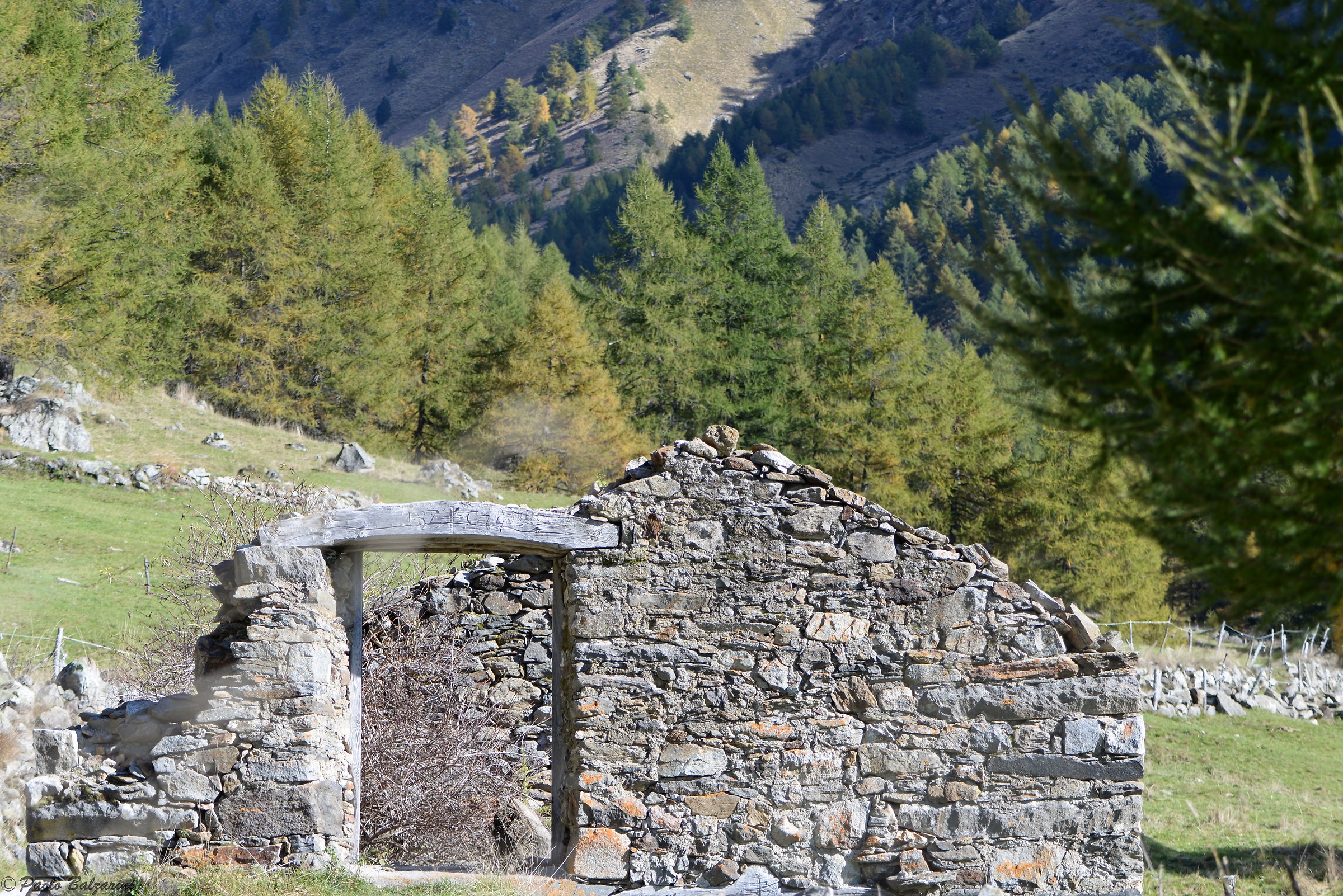 Val Grande autumn landscape