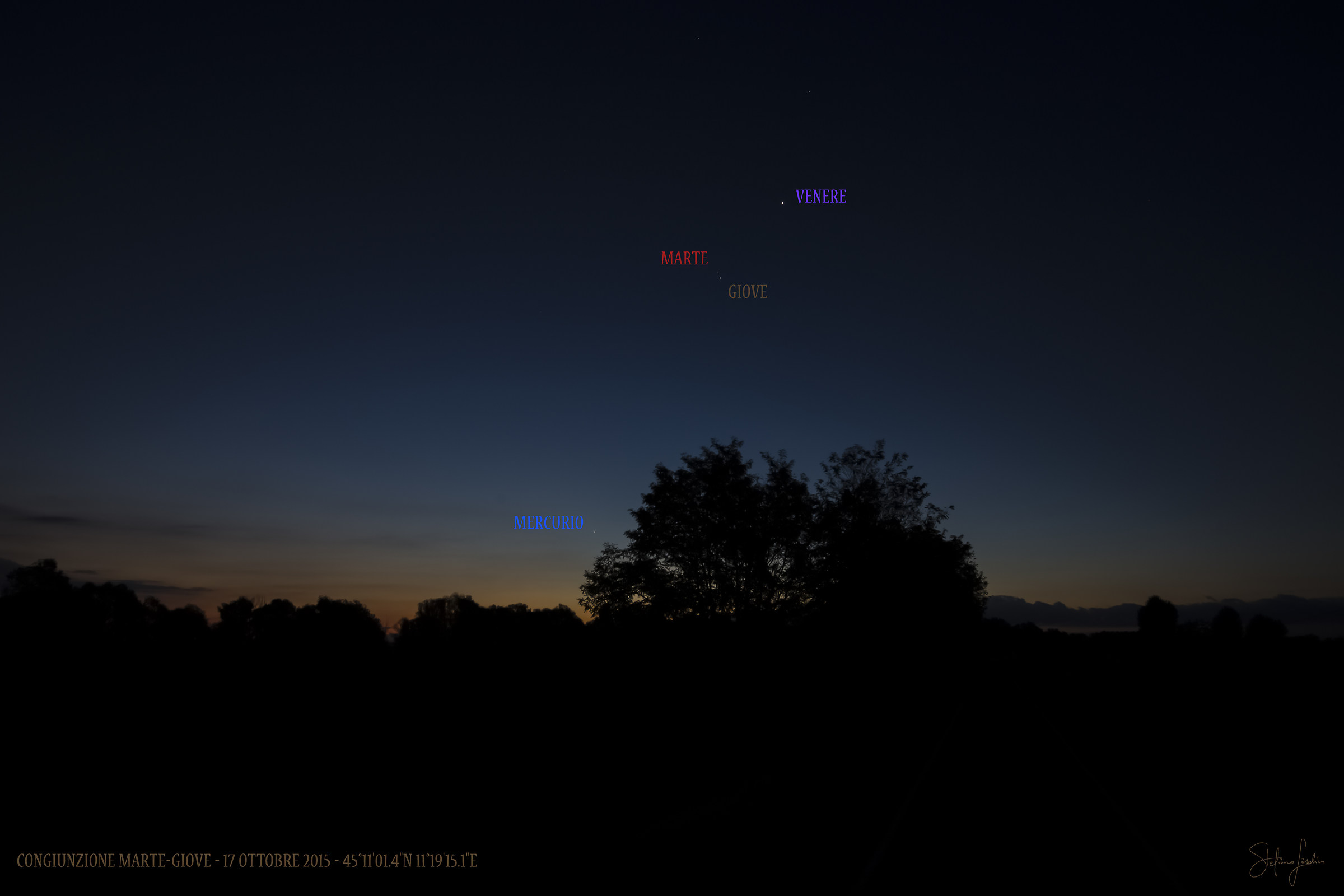 An unusual sunrise (captions)