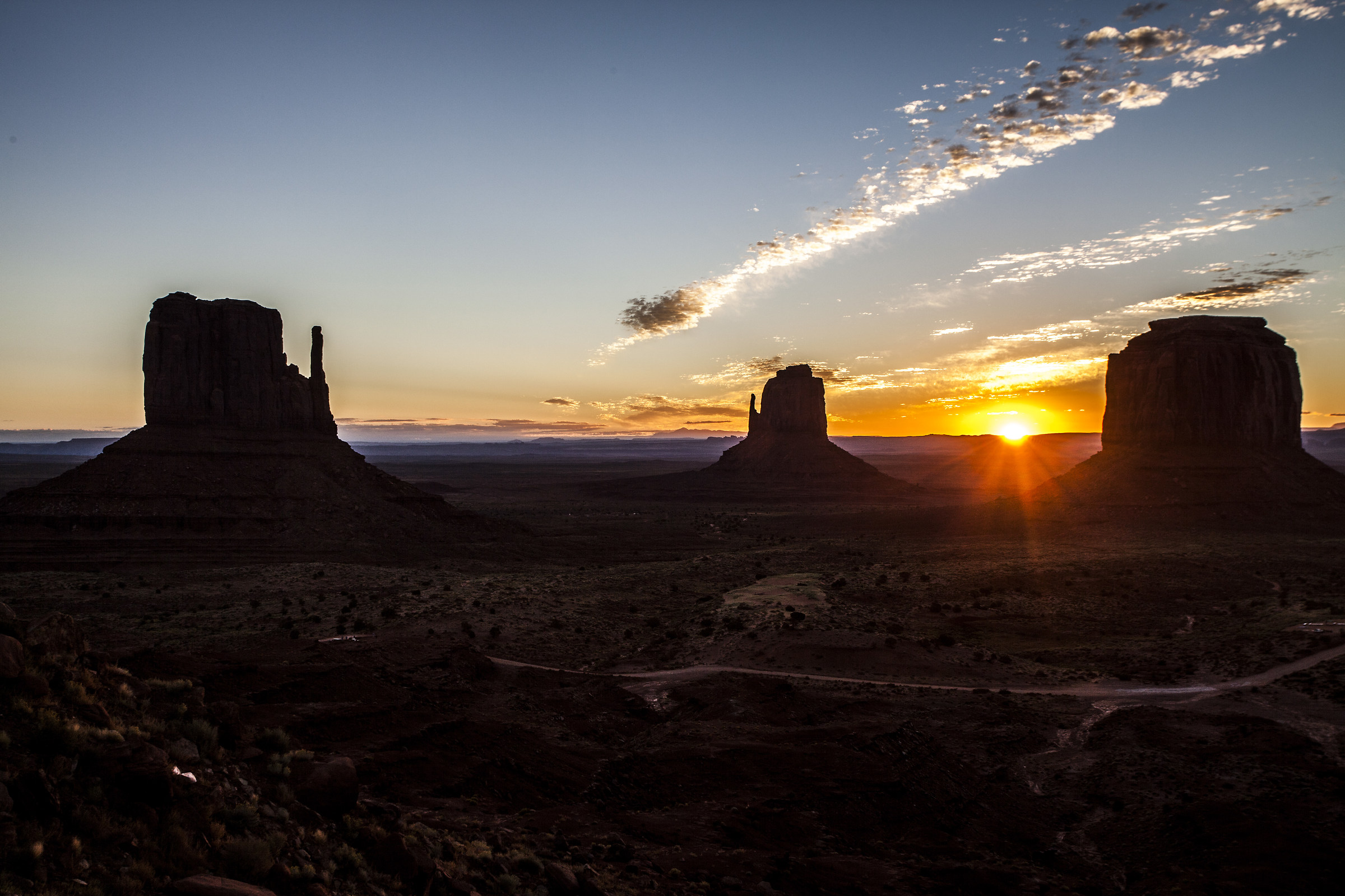 sunrise at the valley