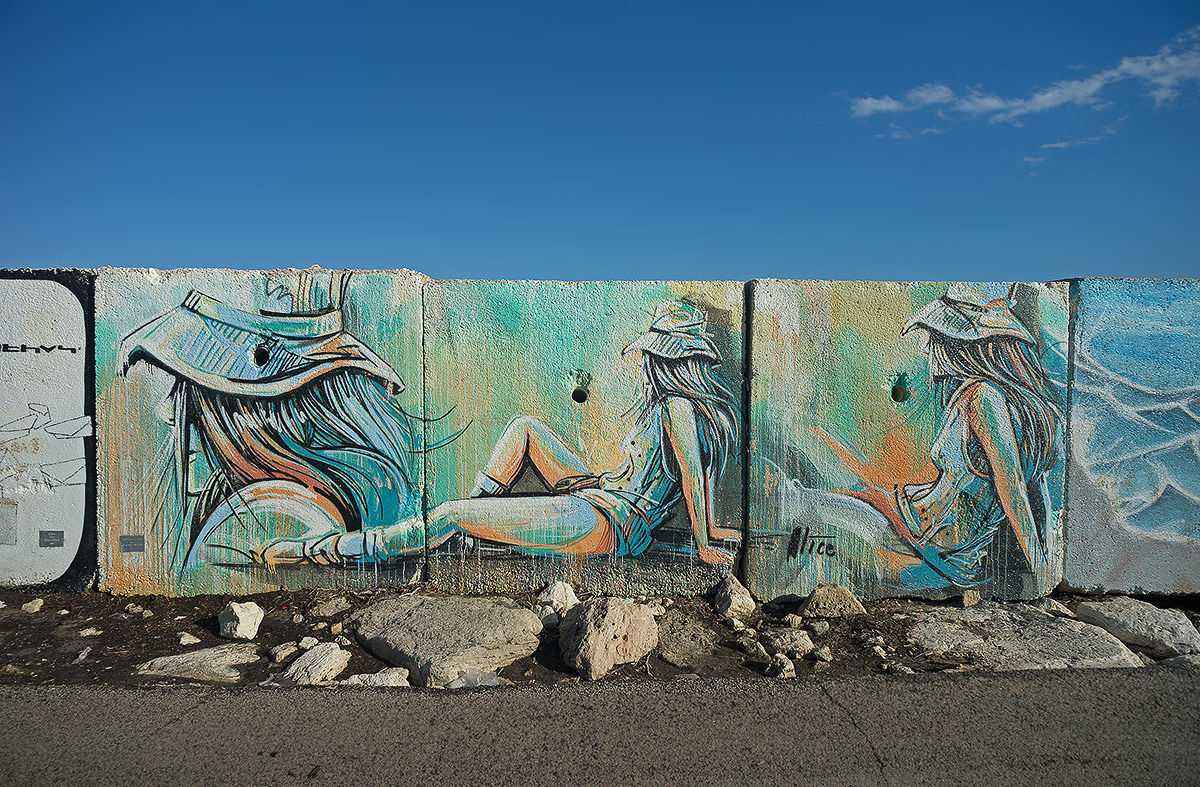 i murales del molo di San Benedetto del Tronto.